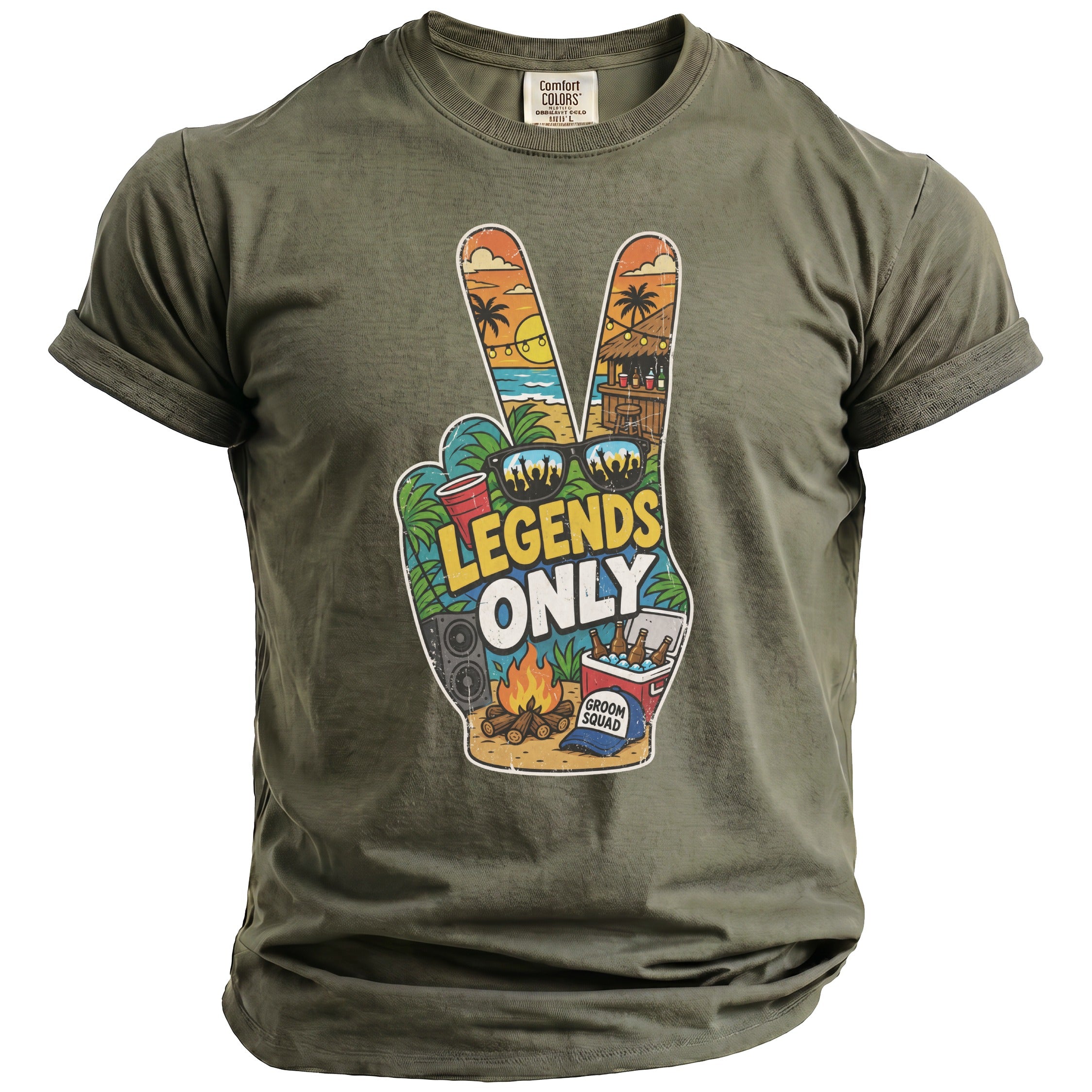 Legends Only Bachelor T-Shirt - Midnight Gents