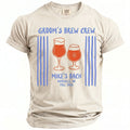 Groom's Brew Crew T-Shirt - Midnight Gents