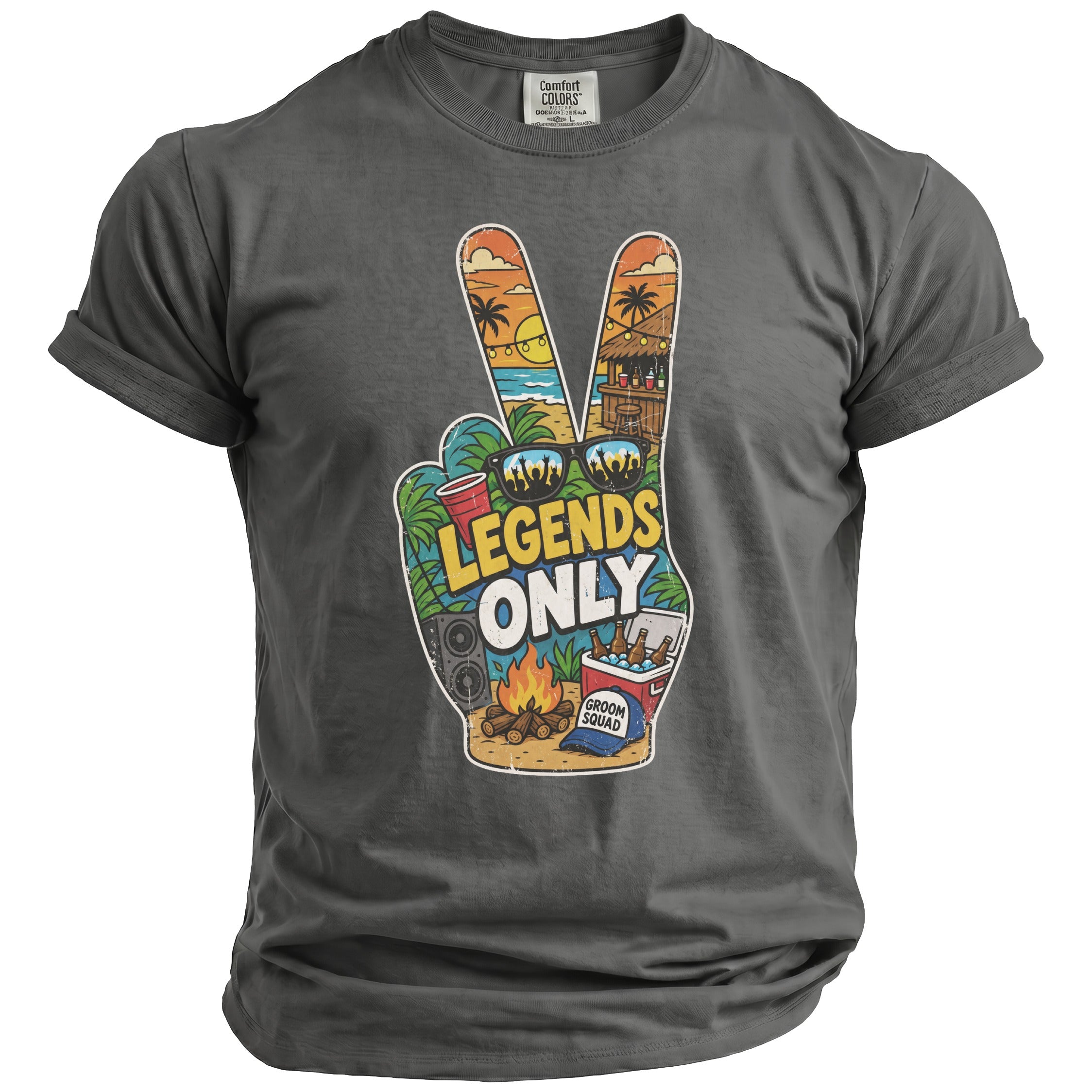 Legends Only Bachelor T-Shirt - Midnight Gents