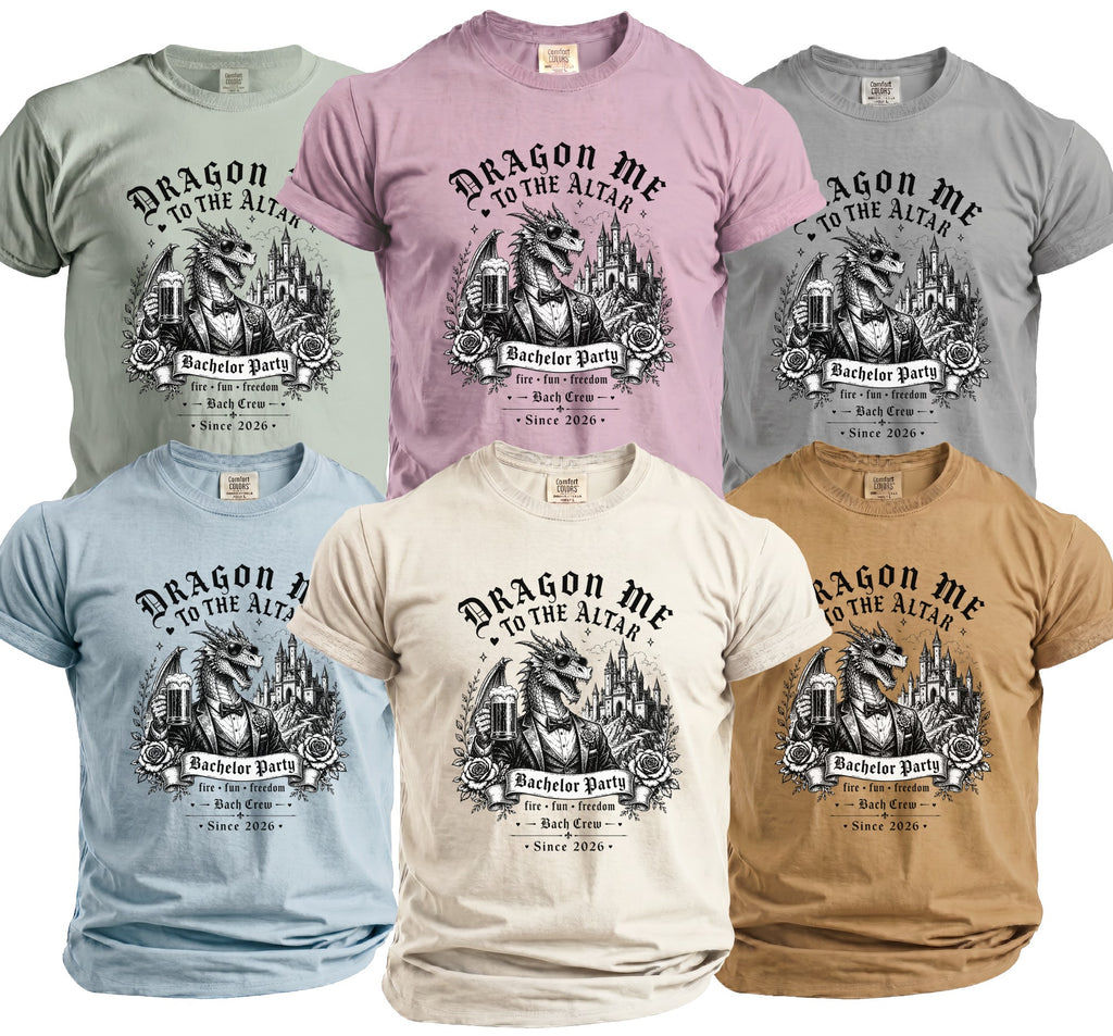 Altar Dragon Bachelor Tee - Midnight Gents