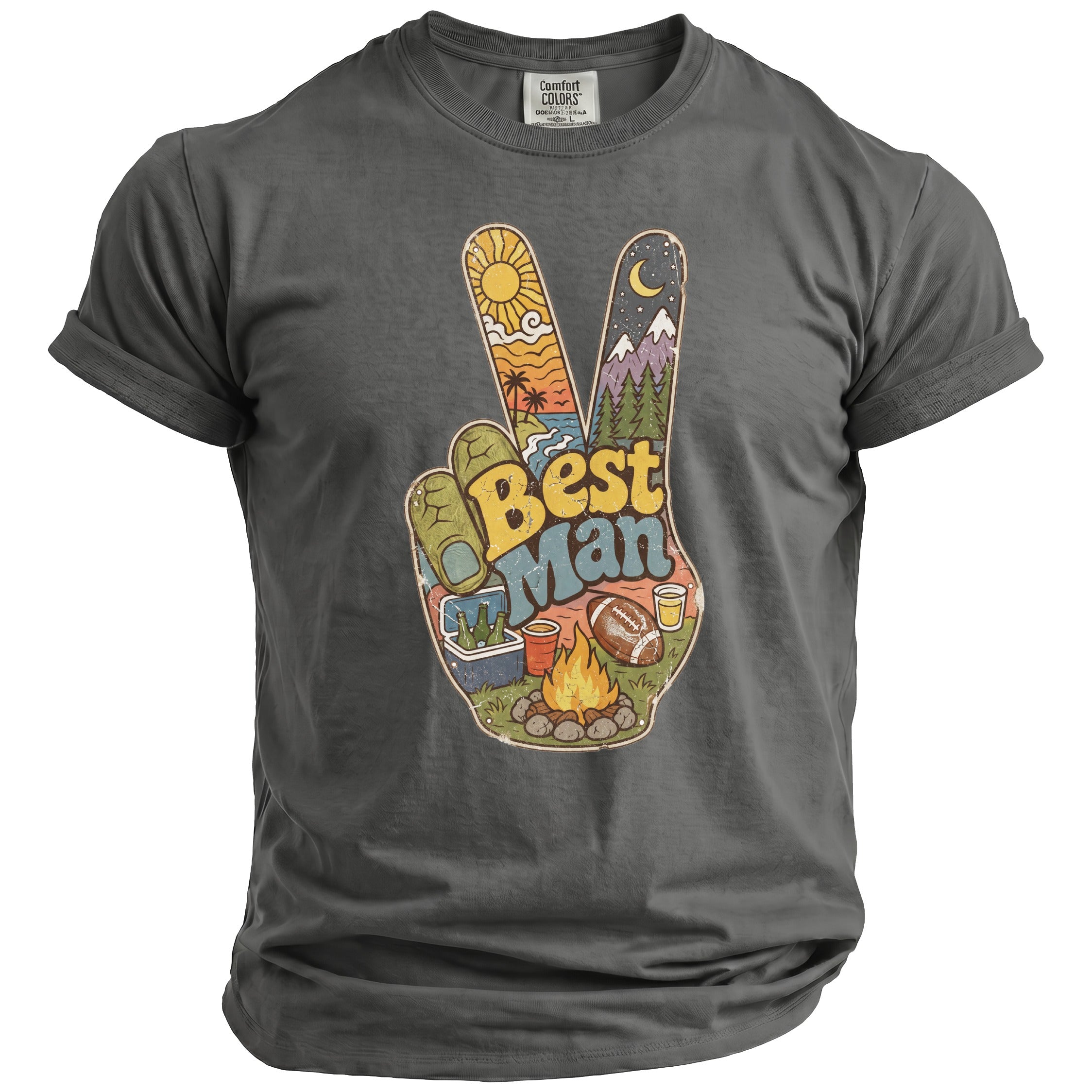 Best Man Bachelor Party Tee - Midnight Gents