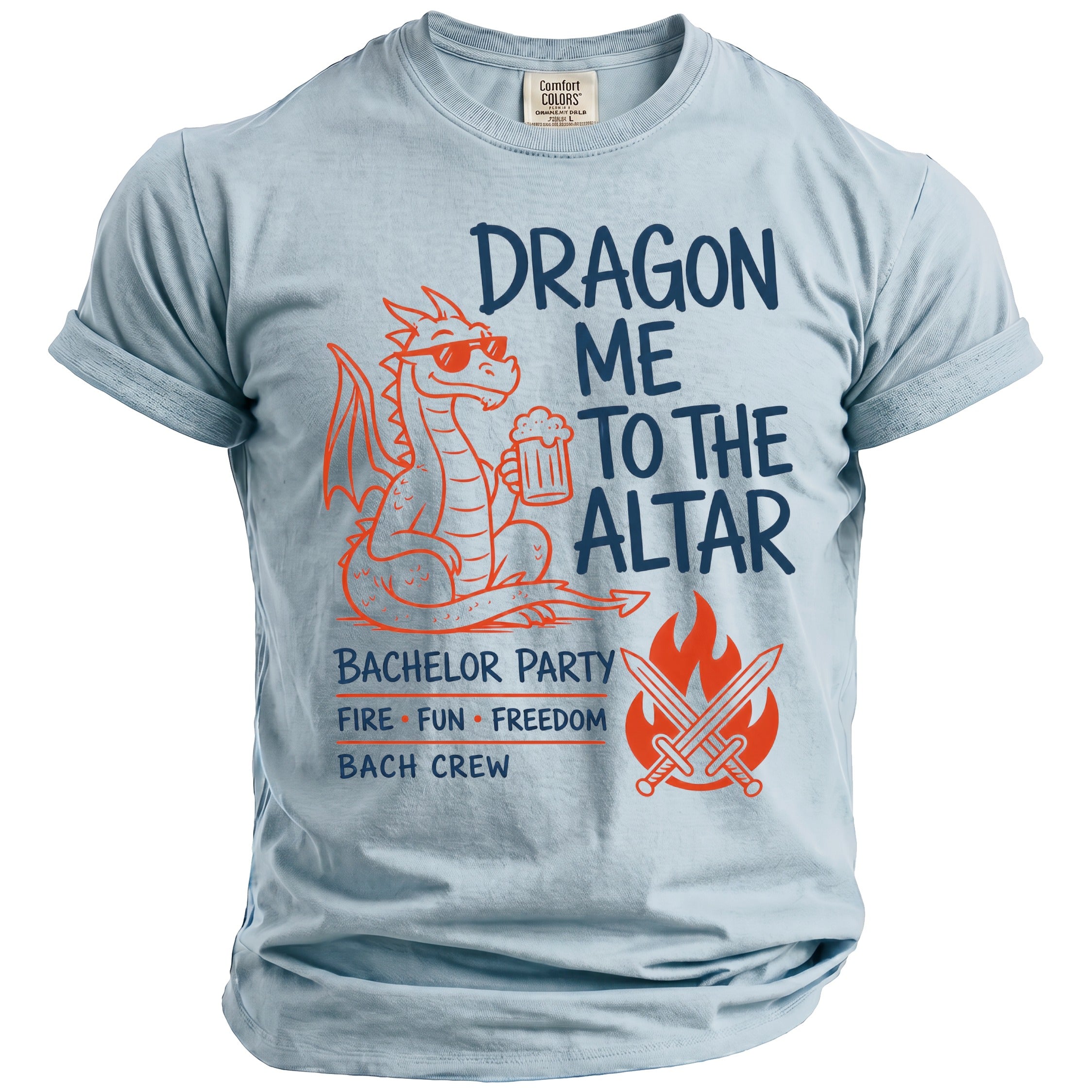 Dragon Altar Bachelor Party T-Shirt - Midnight Gents