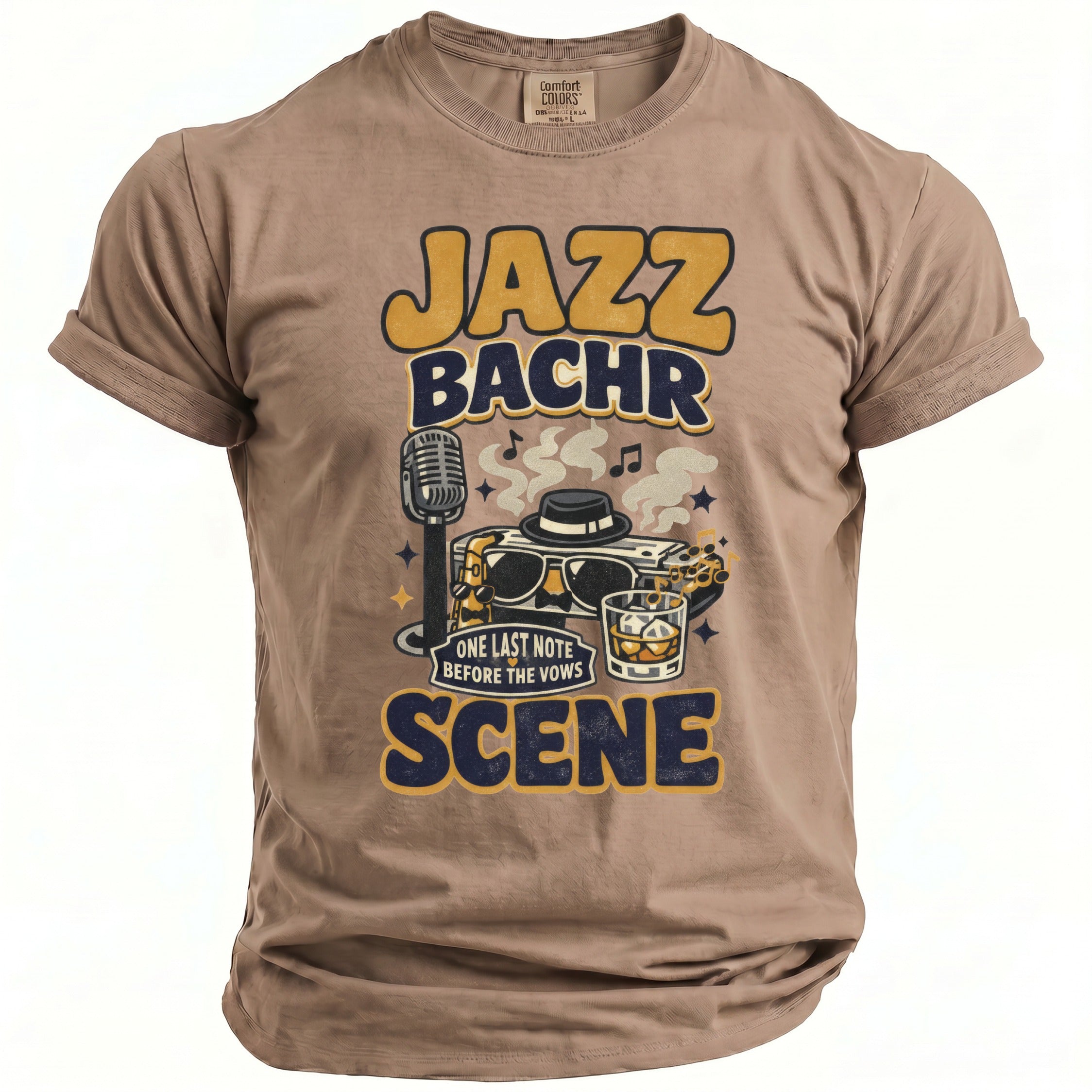 Jazz Bachr Scene T-Shirt - Midnight Gents