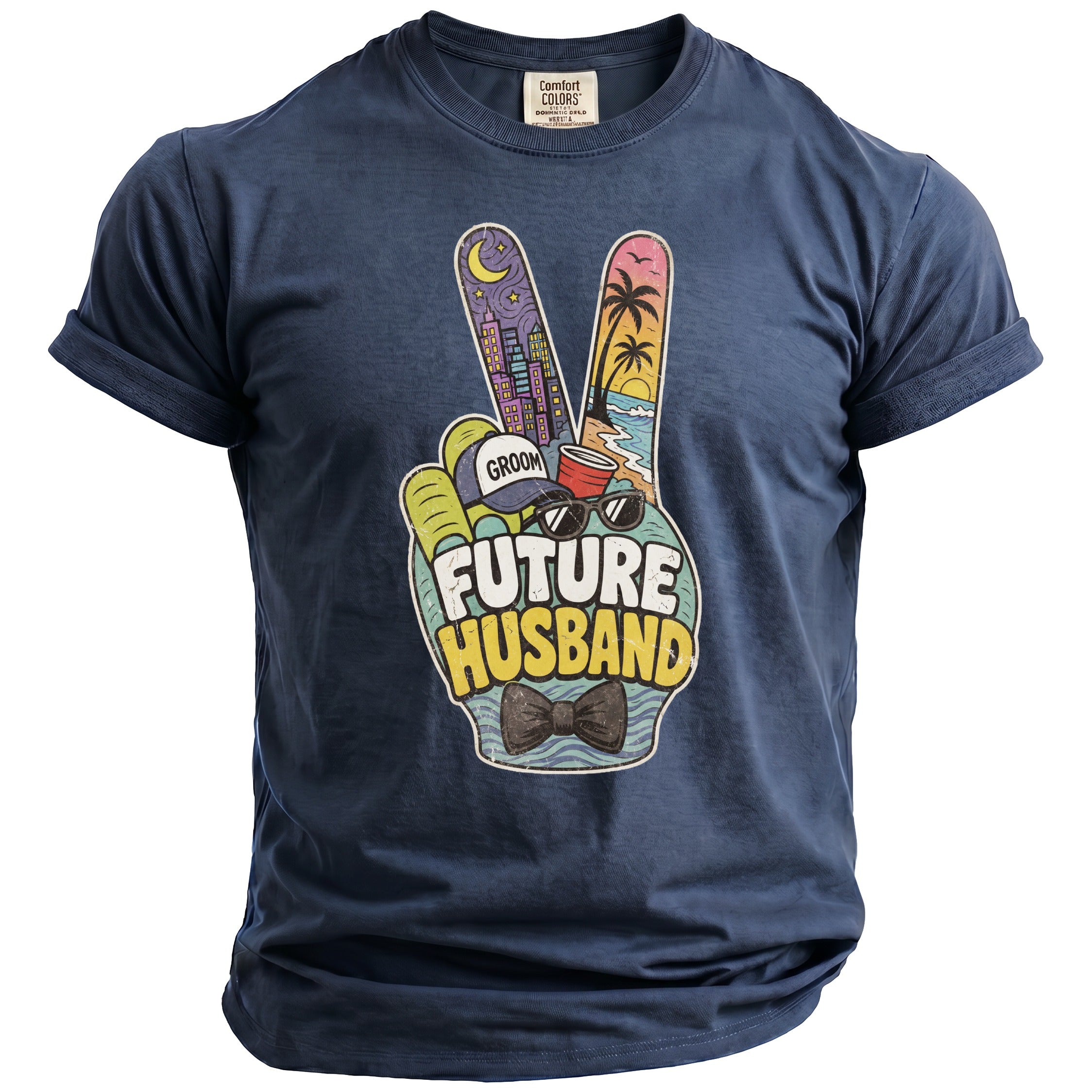 Groom Bachelor Party T-Shirt - Midnight Gents