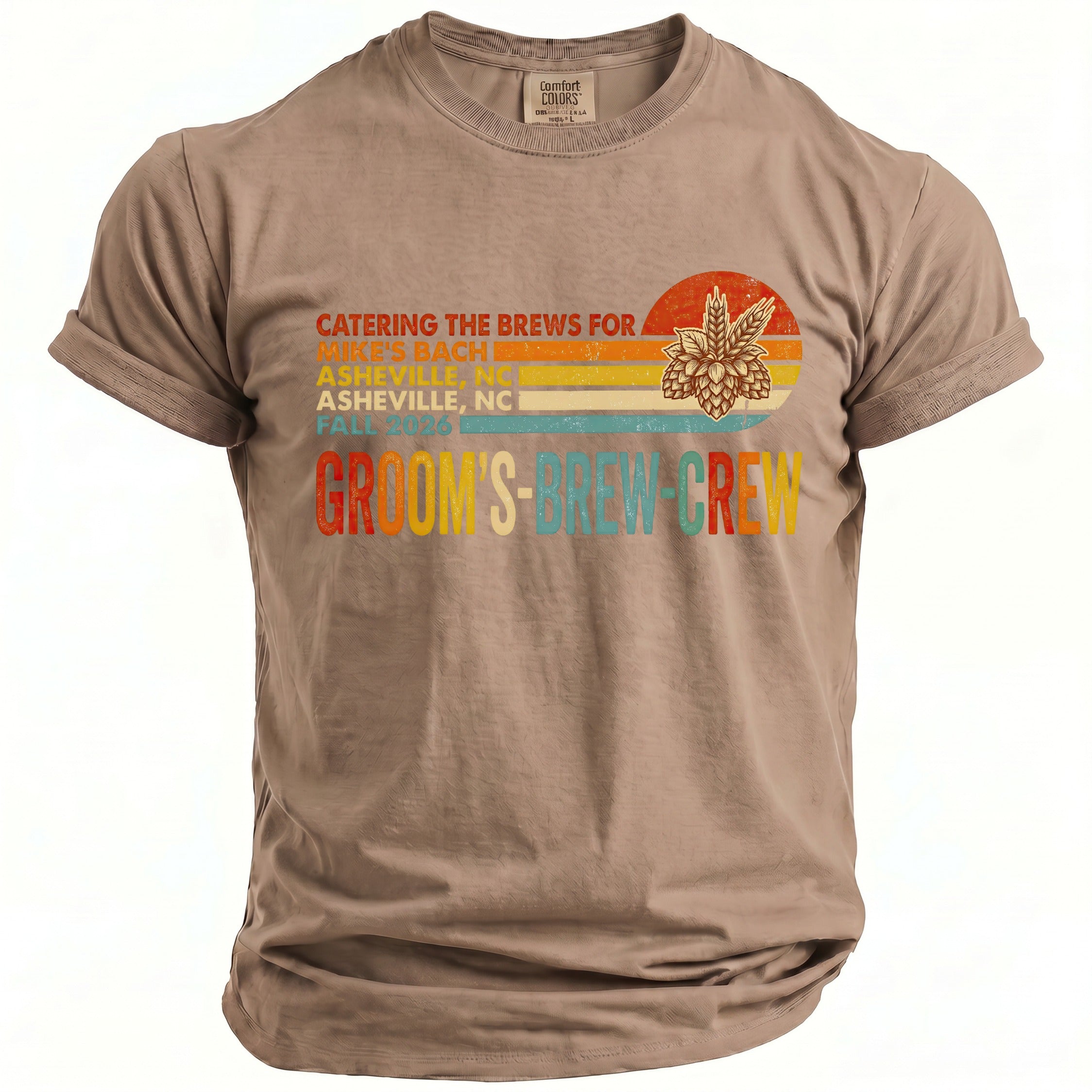 Brew Crew Bachelor Party T-Shirt - Midnight Gents