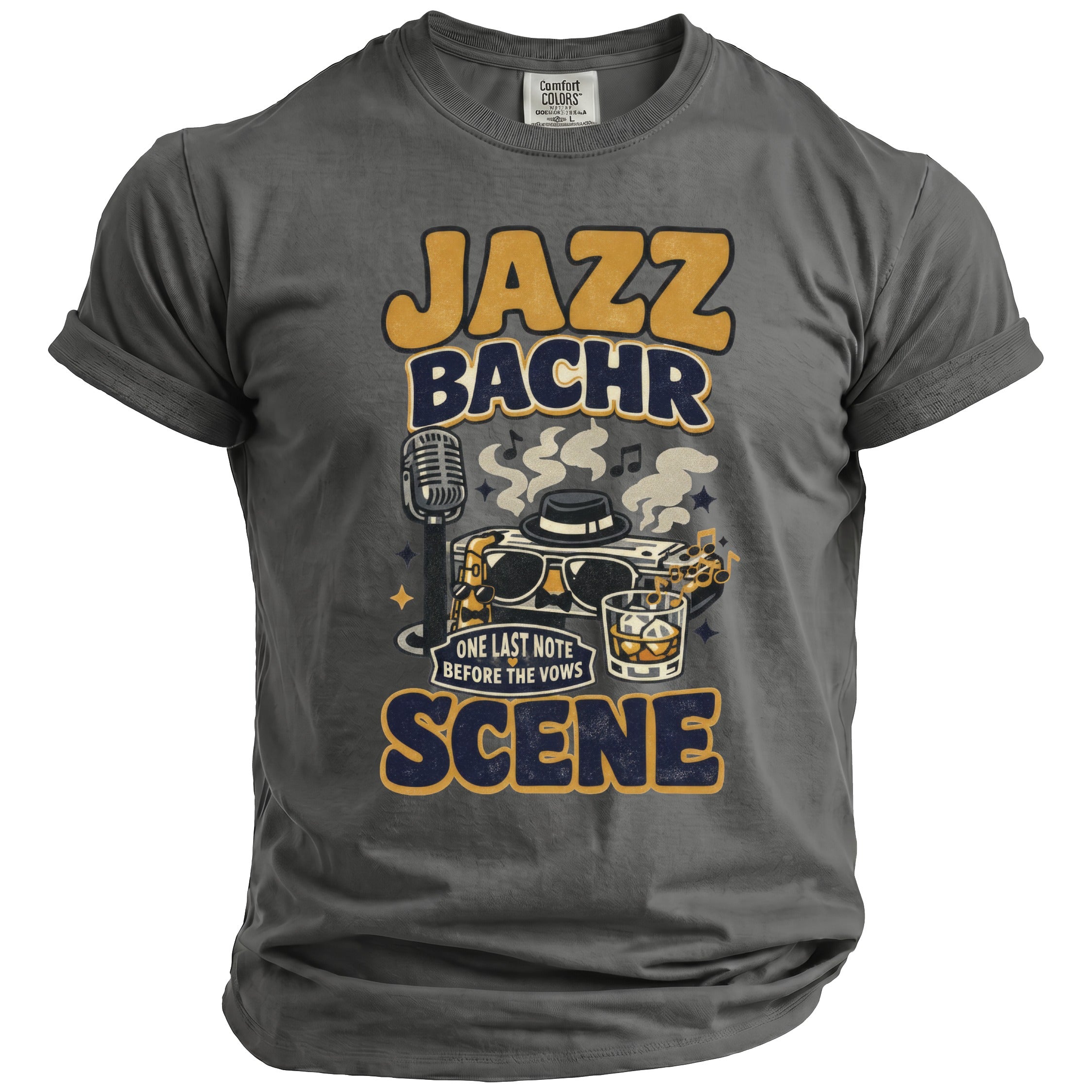 Jazz Bachr Scene T-Shirt - Midnight Gents