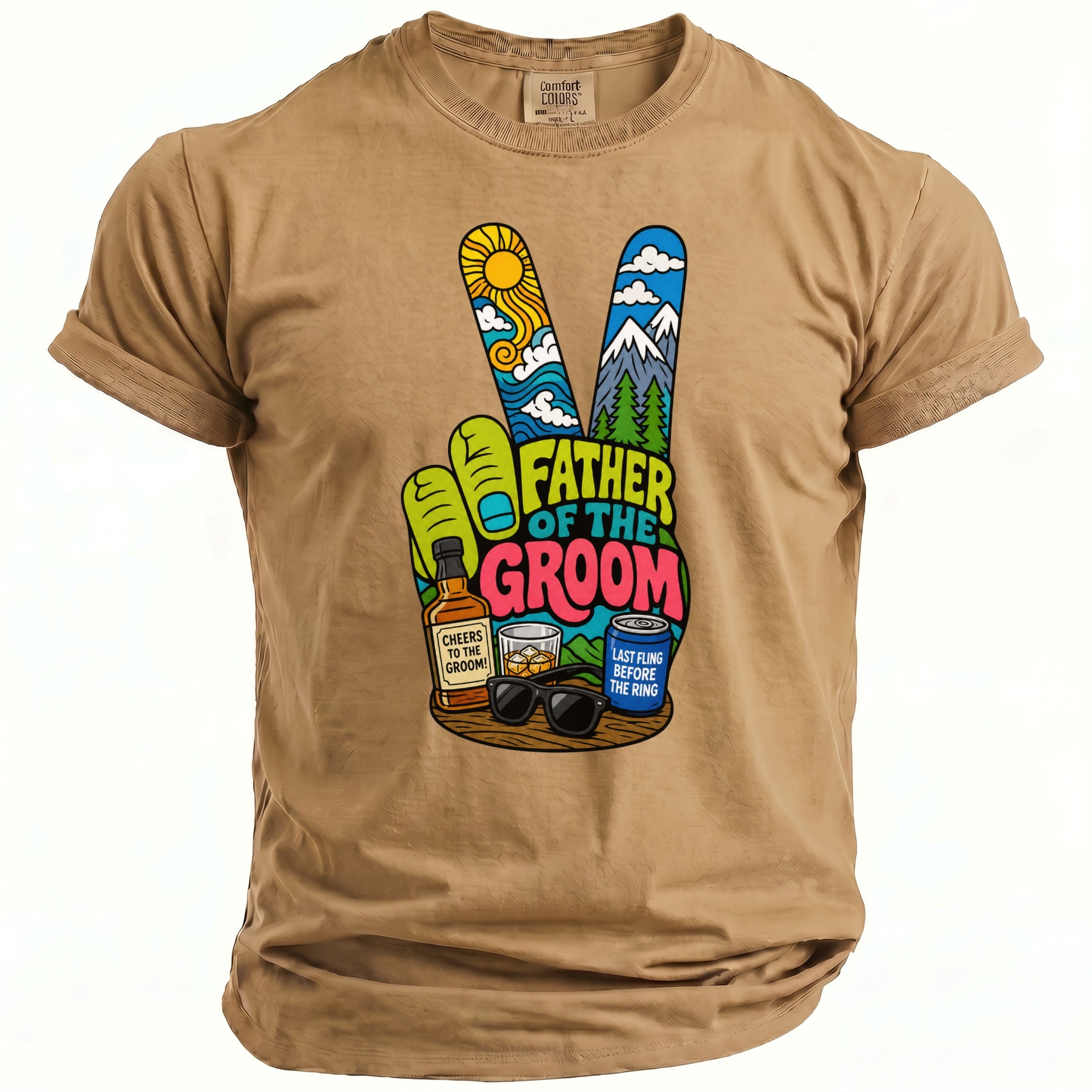 Father Groom Party T-Shirt - Midnight Gents