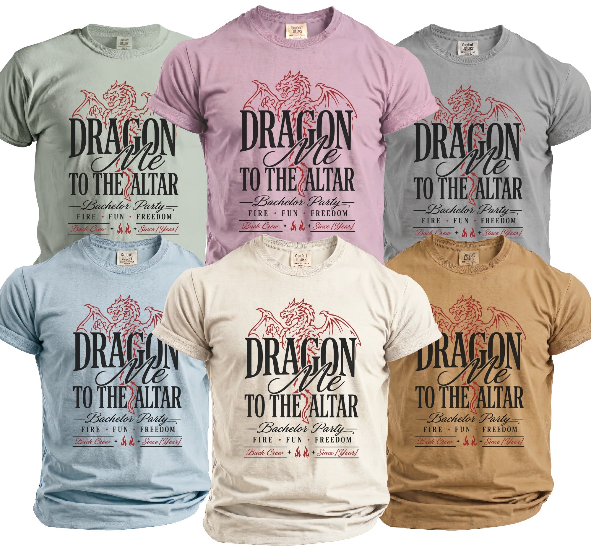 Dragon Altar Bachelor T-Shirt - Midnight Gents