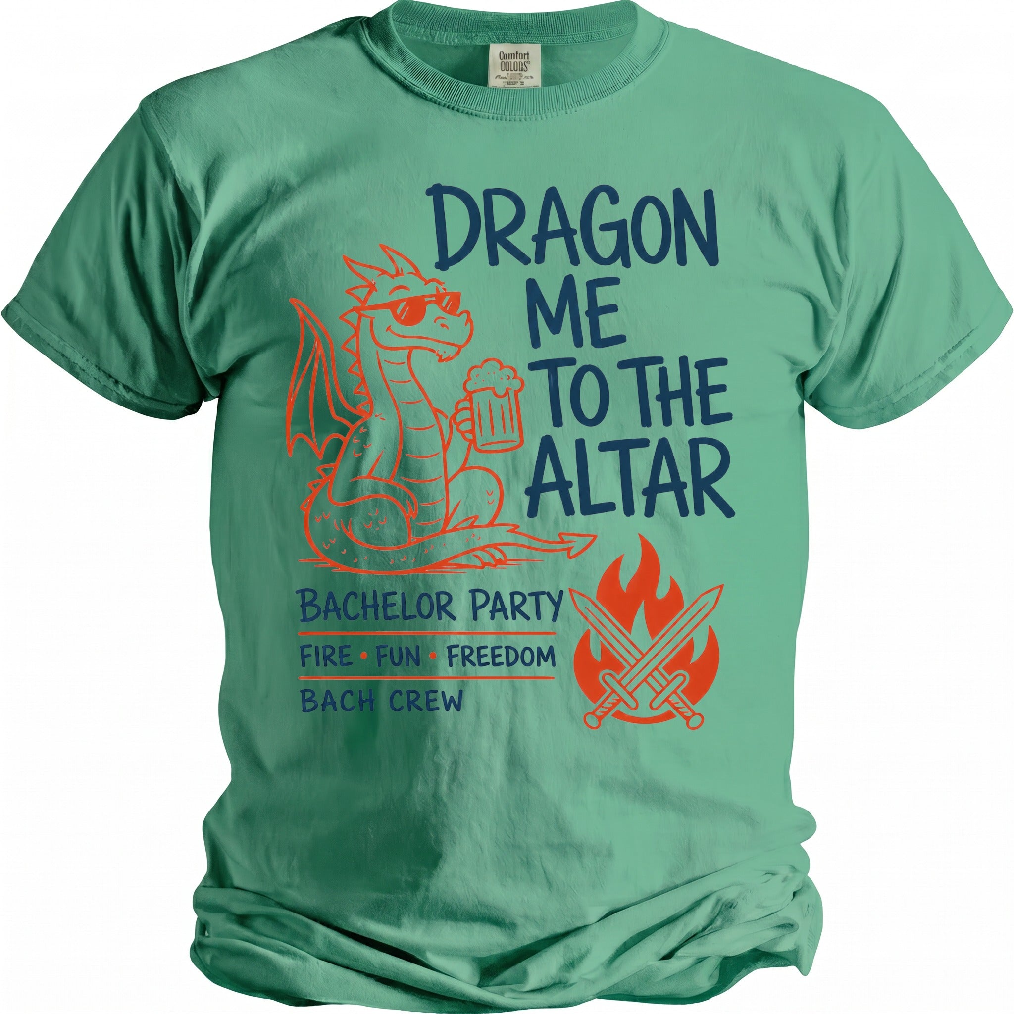 Dragon Altar Bachelor Party T-Shirt - Midnight Gents
