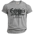 Groom's Brew Crew T-Shirt - Midnight Gents