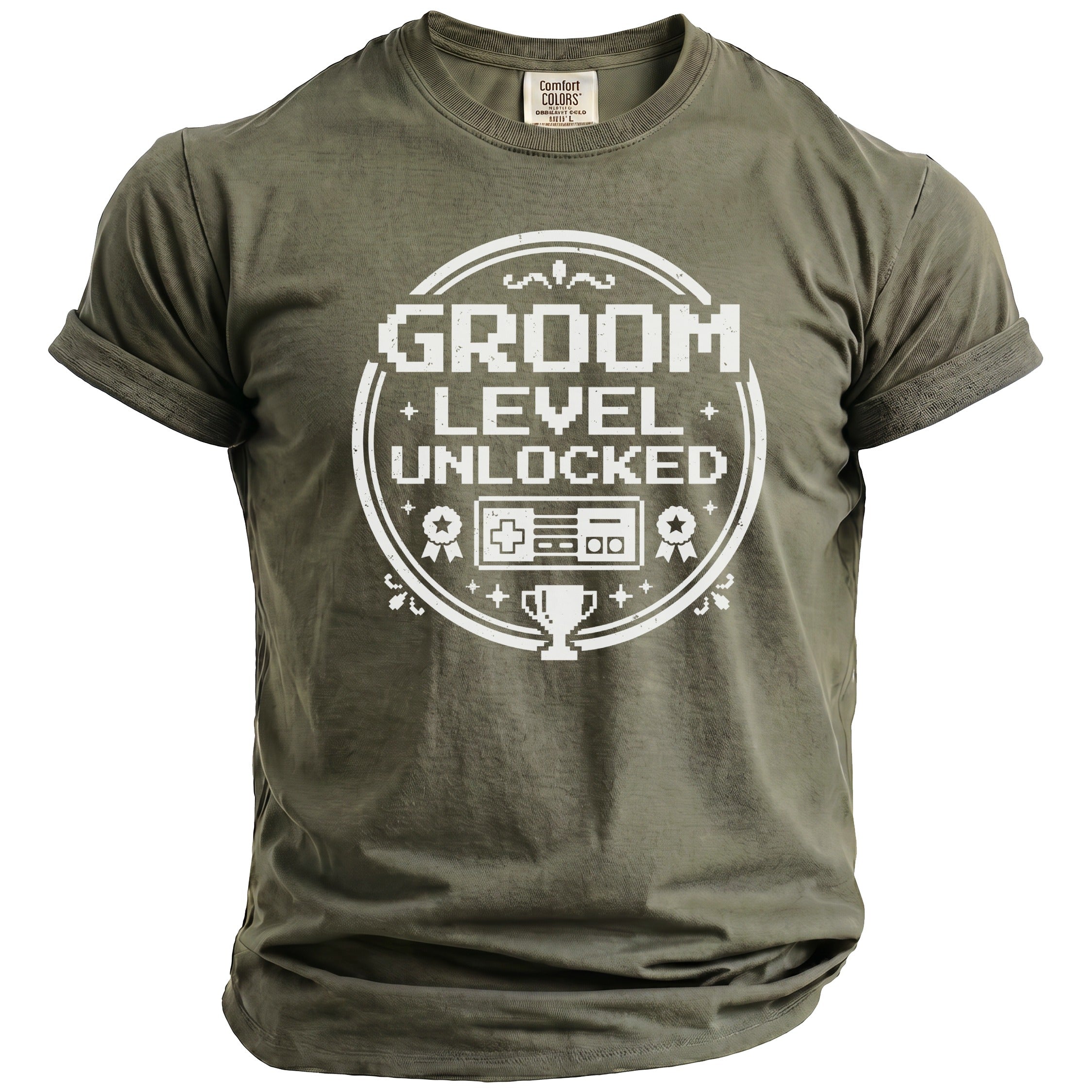 Groom Level Up T-Shirt - Midnight Gents