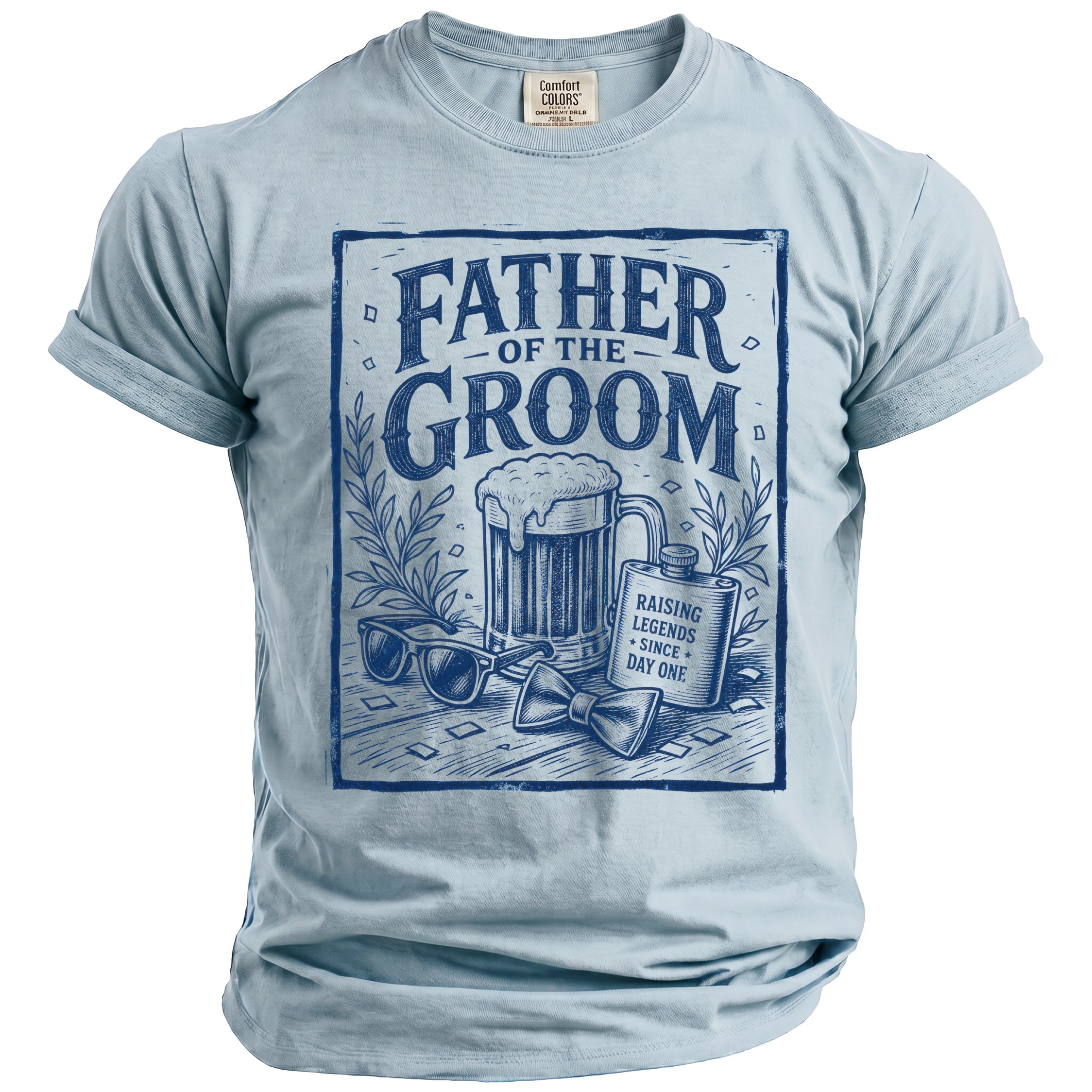 Father Groom Legends T-Shirt - Midnight Gents