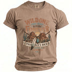 Brown t-shirt with "Wild One Free Spirit Before Forever Phoenix's Bach Sedona, AZ Summer 2026" graphic.