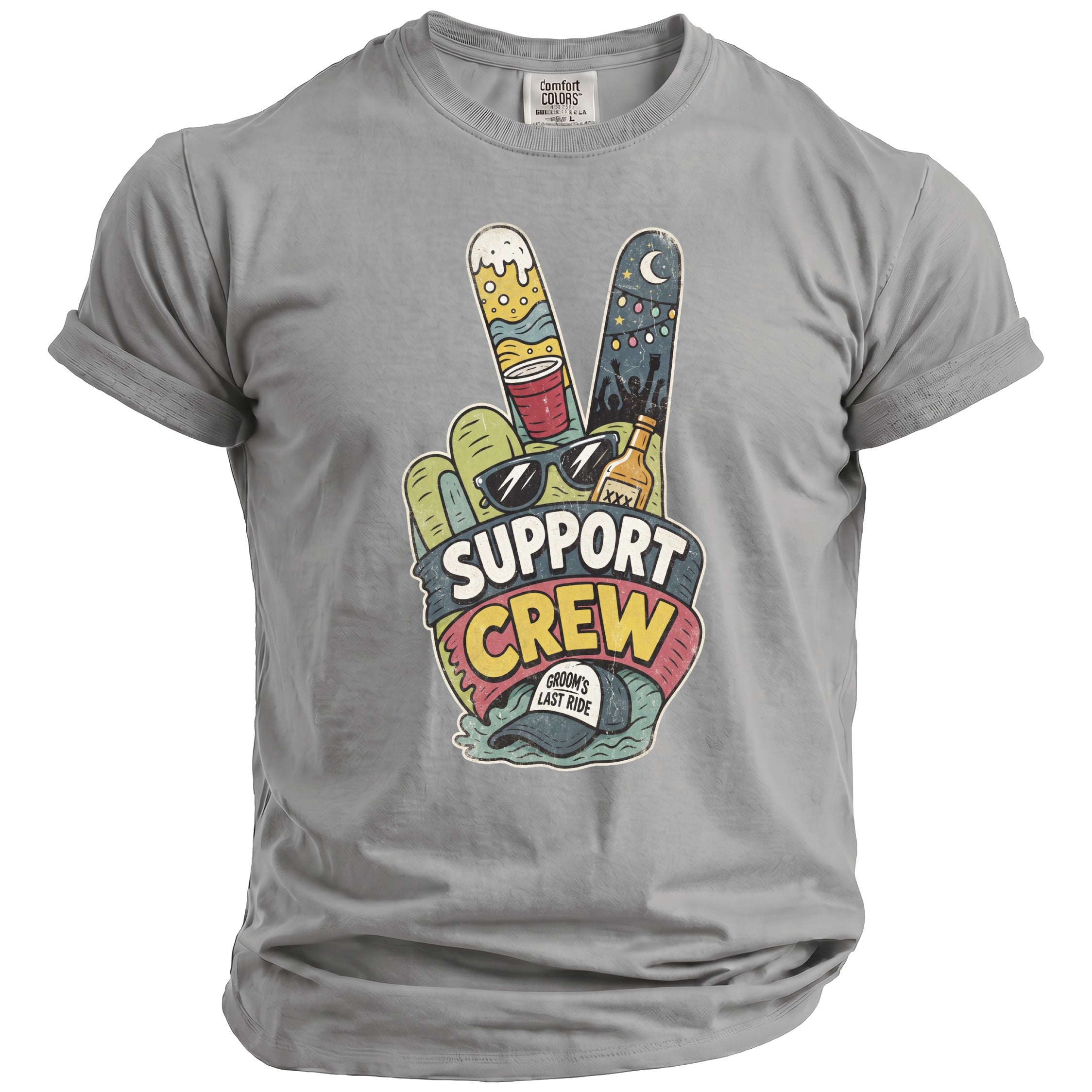 Support Crew Bachelor T-Shirt - Midnight Gents