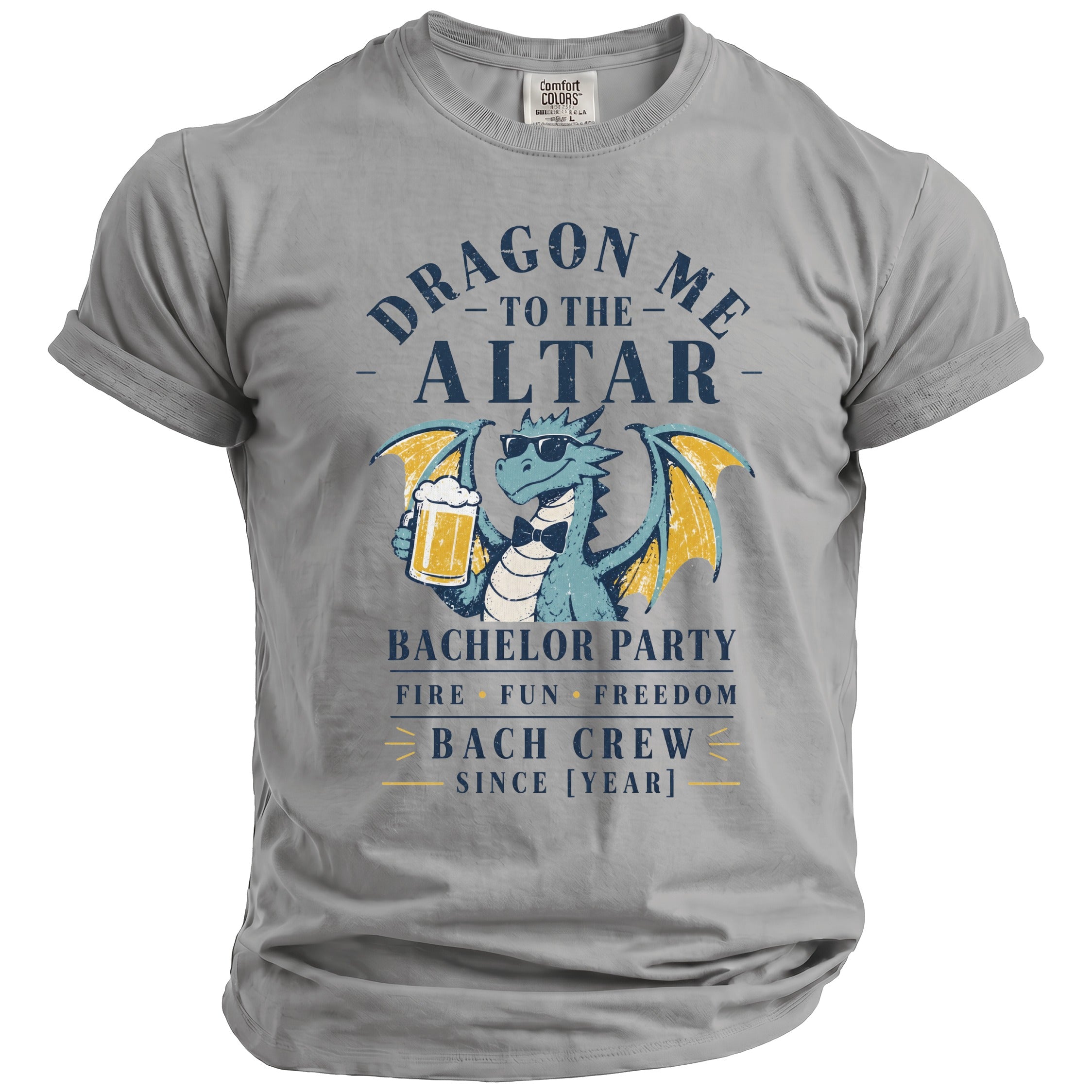 Dragon Bachelor Party T-Shirt - Midnight Gents