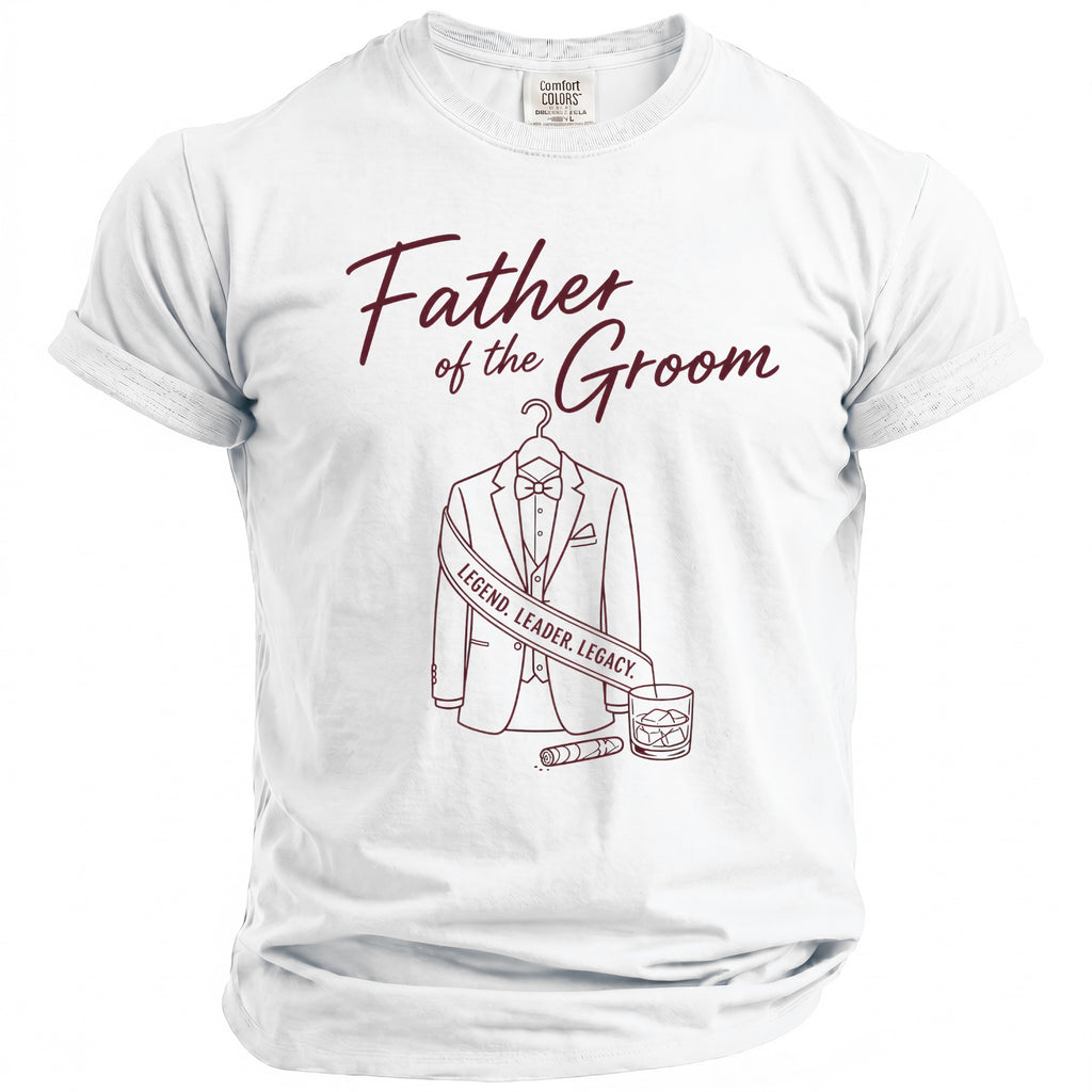 Father of Groom Legend T-Shirt - Midnight Gents