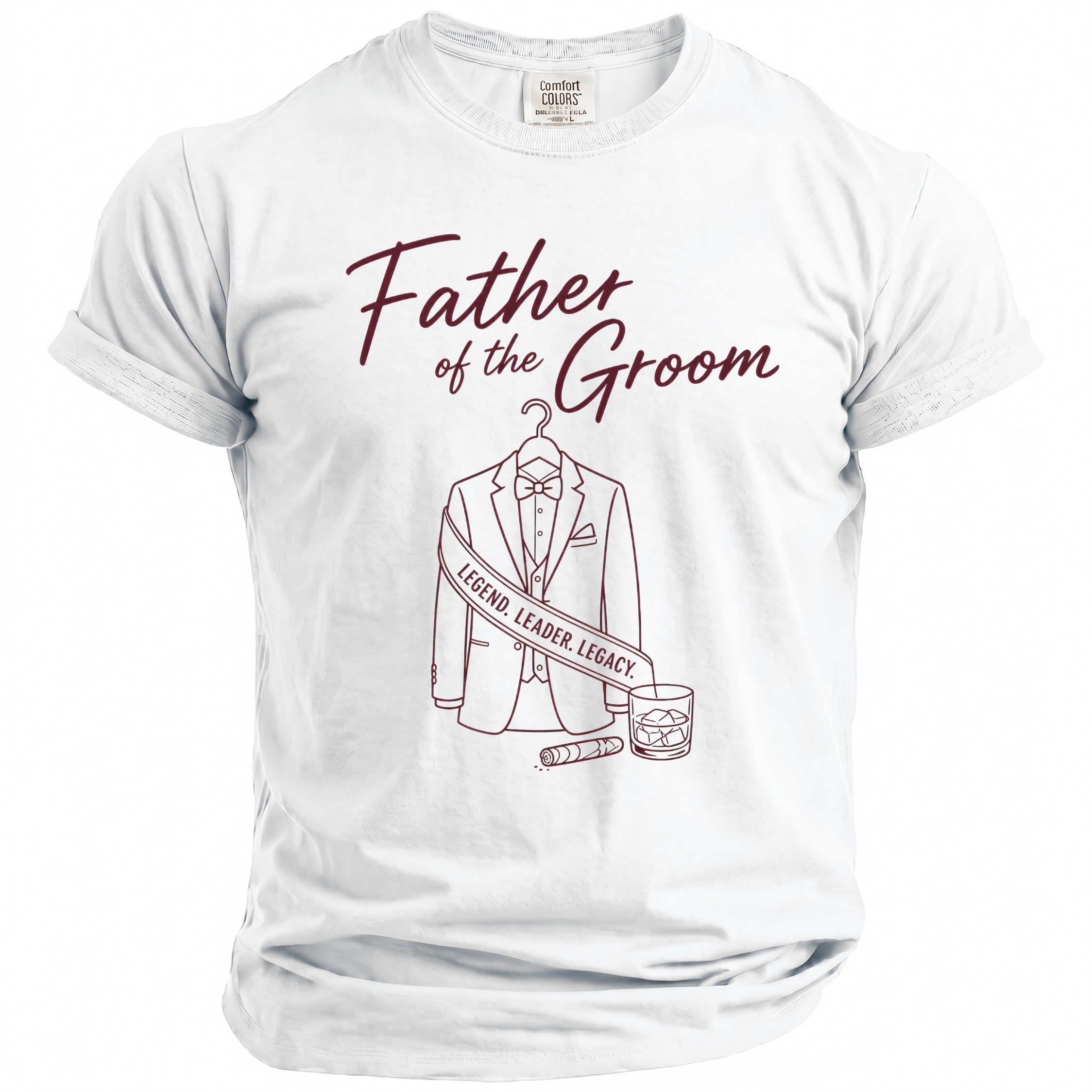 Father of Groom Legend T-Shirt - Midnight Gents
