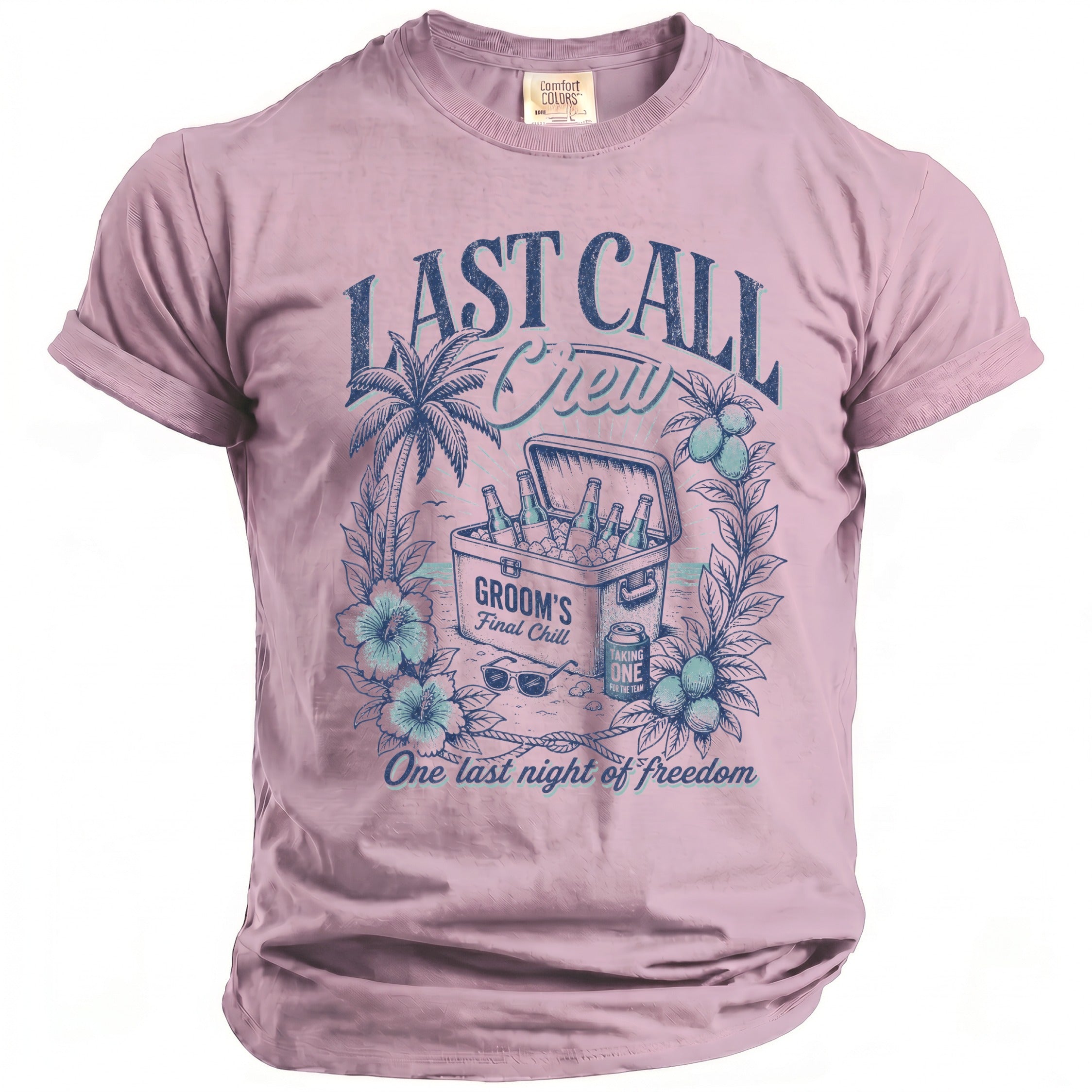 Groom's Last Call T-Shirt - Midnight Gents
