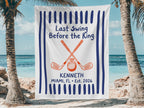 Towel with "Last Swing Before the Ring" and "Kenneth Miami, FL • Est. 2026" text.