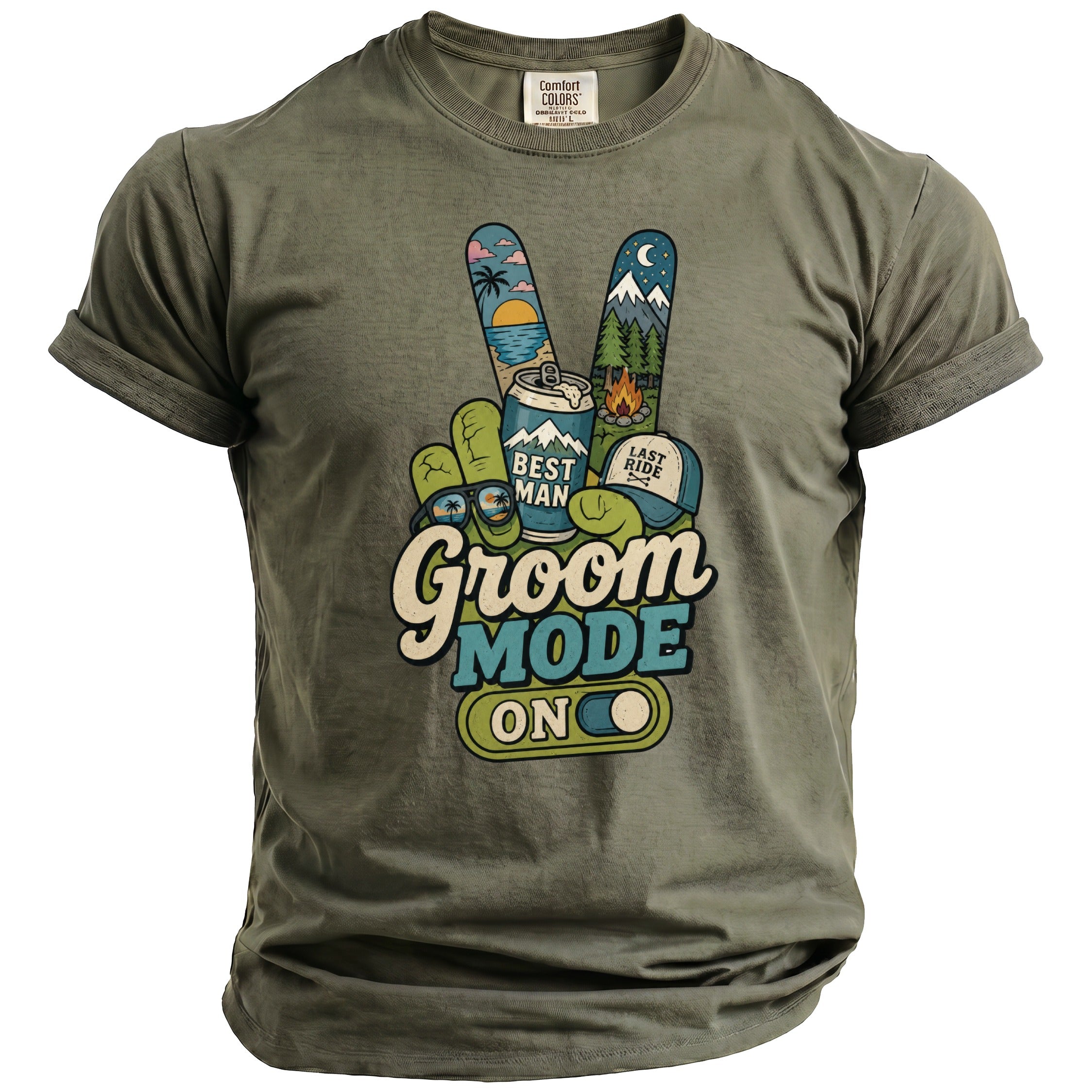 Groom Mode Party T-Shirt - Midnight Gents
