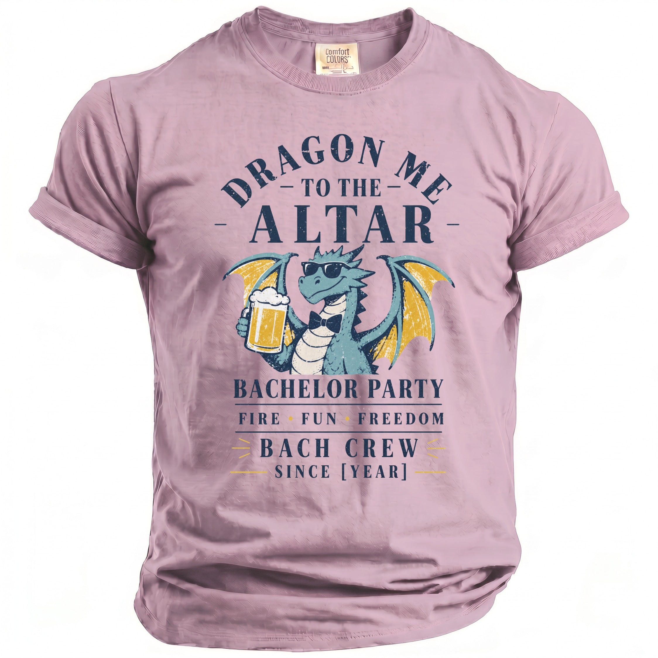 Dragon Bachelor Party T-Shirt - Midnight Gents