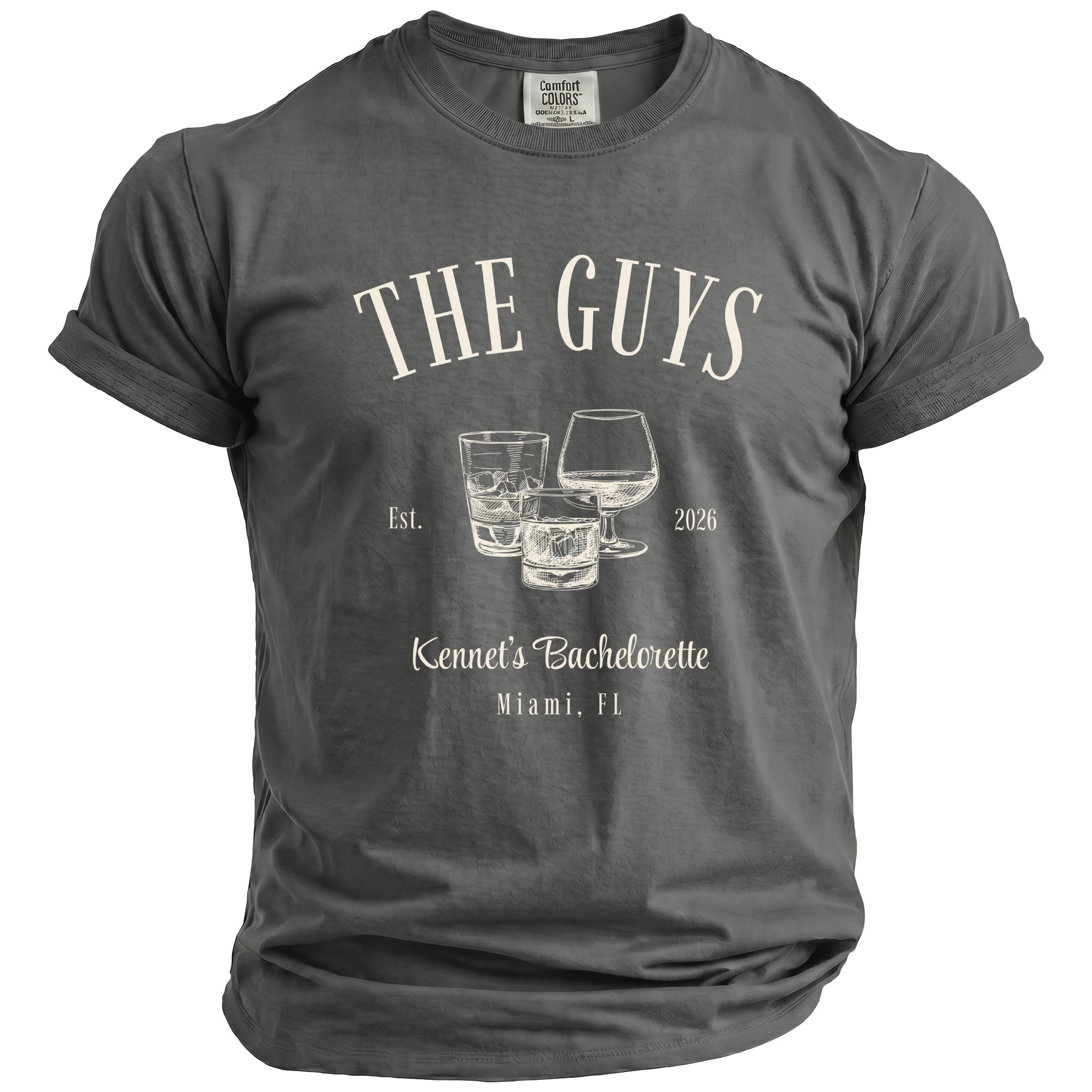 Groom & Guys Party T-Shirt - Midnight Gents