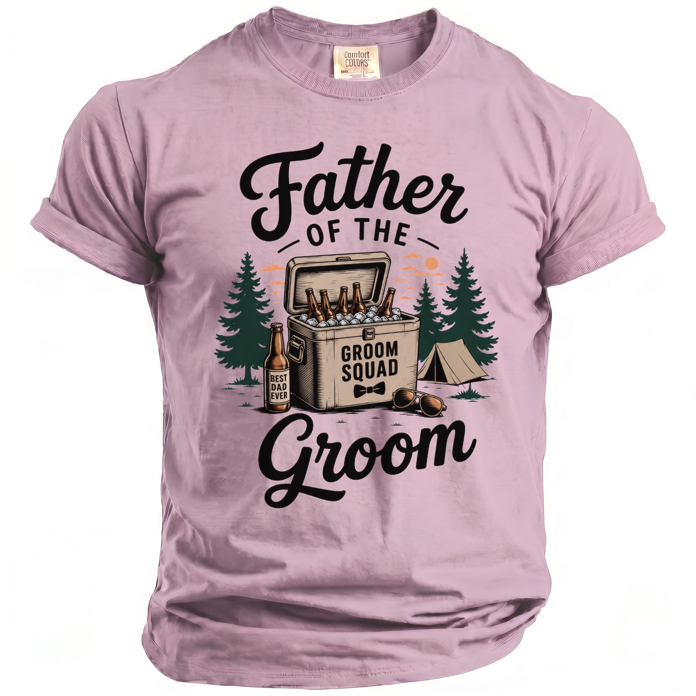 Father Groom Squad T-Shirt - Midnight Gents
