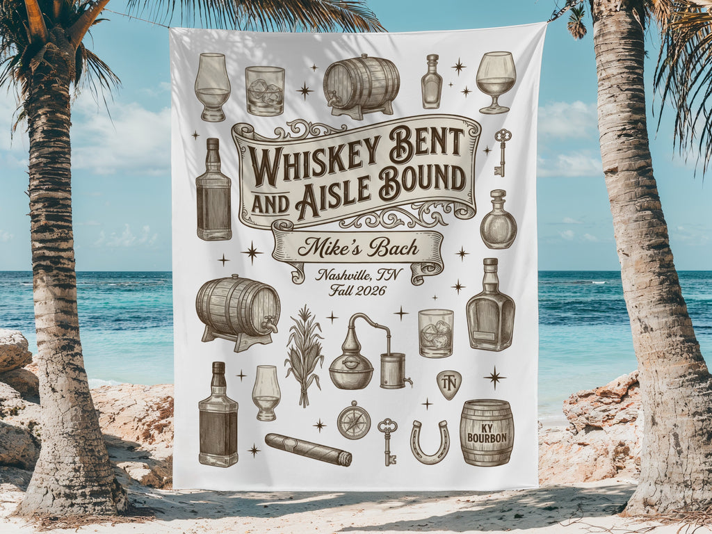 Whiskey Bent Aisle Bound Tapestries - Midnight Gents