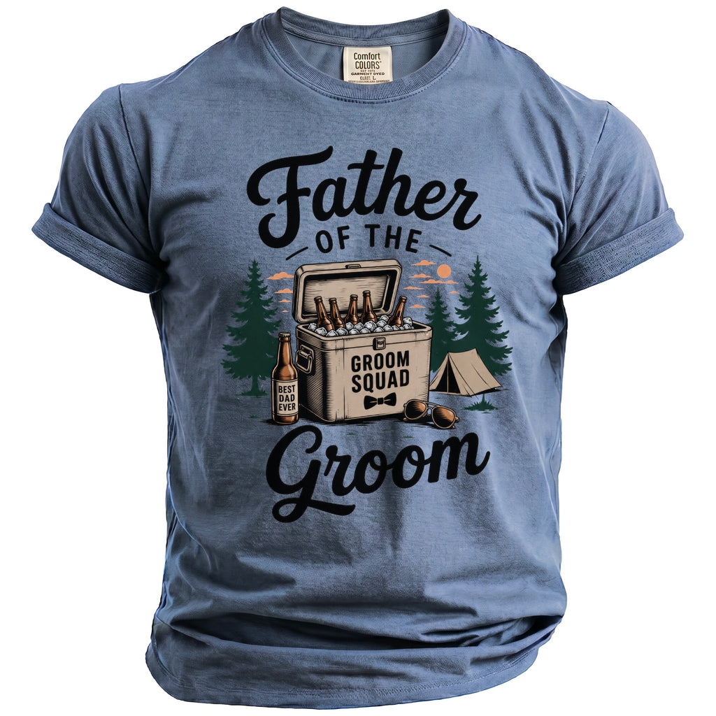 Father Groom Squad T-Shirt - Midnight Gents