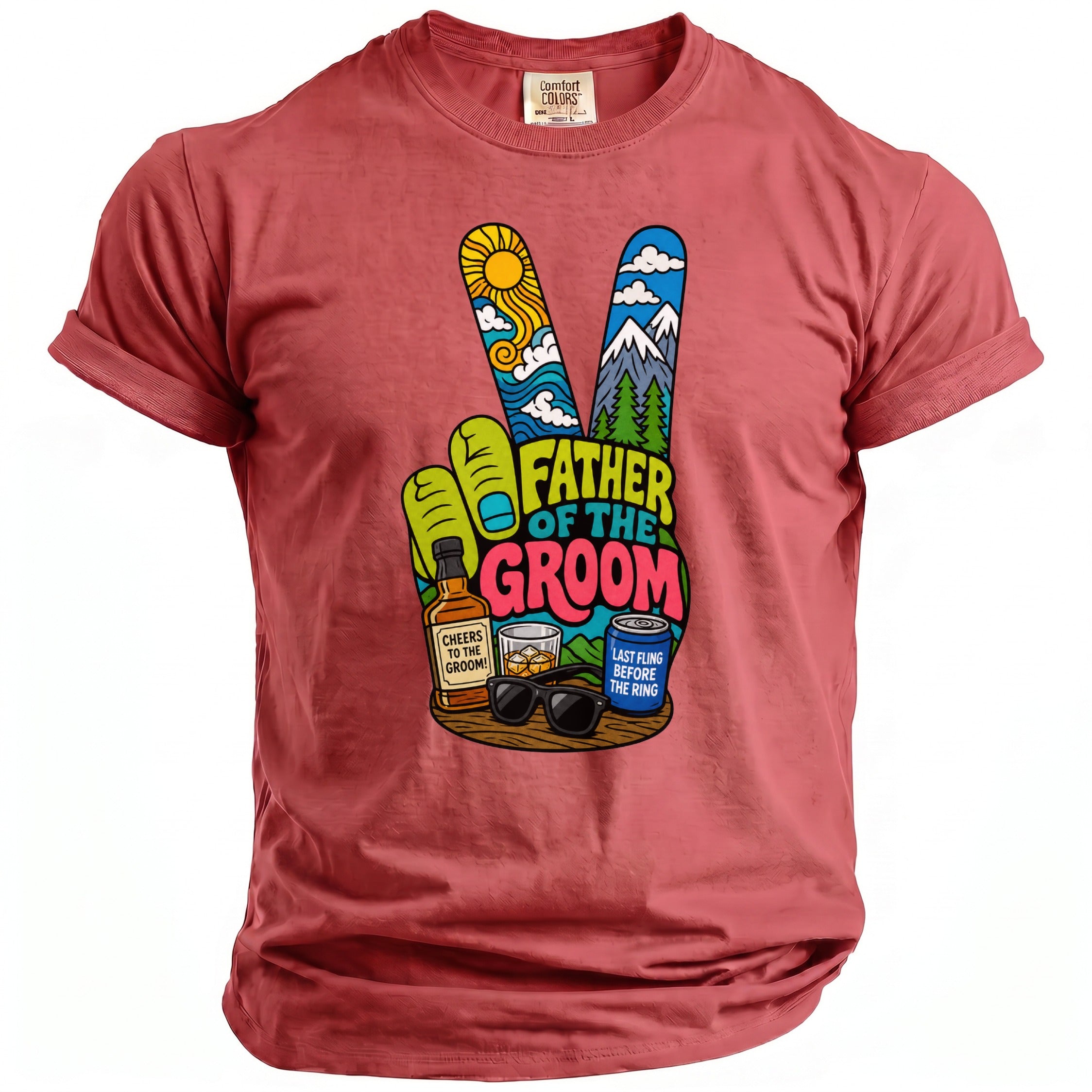 Father Groom Party T-Shirt - Midnight Gents