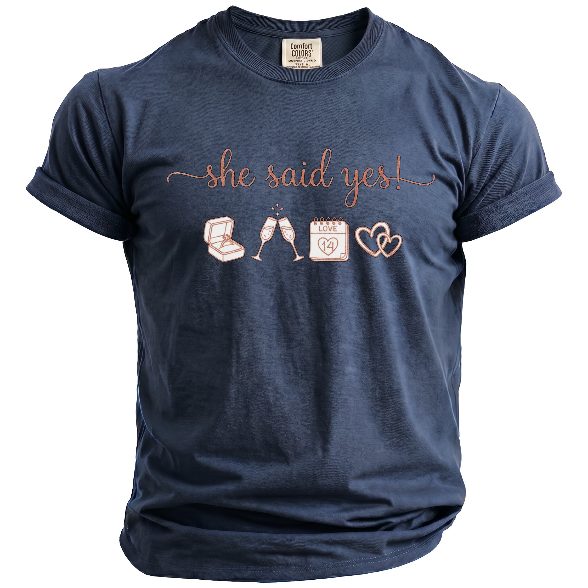 She Said Yes T-Shirt - Midnight Gents
