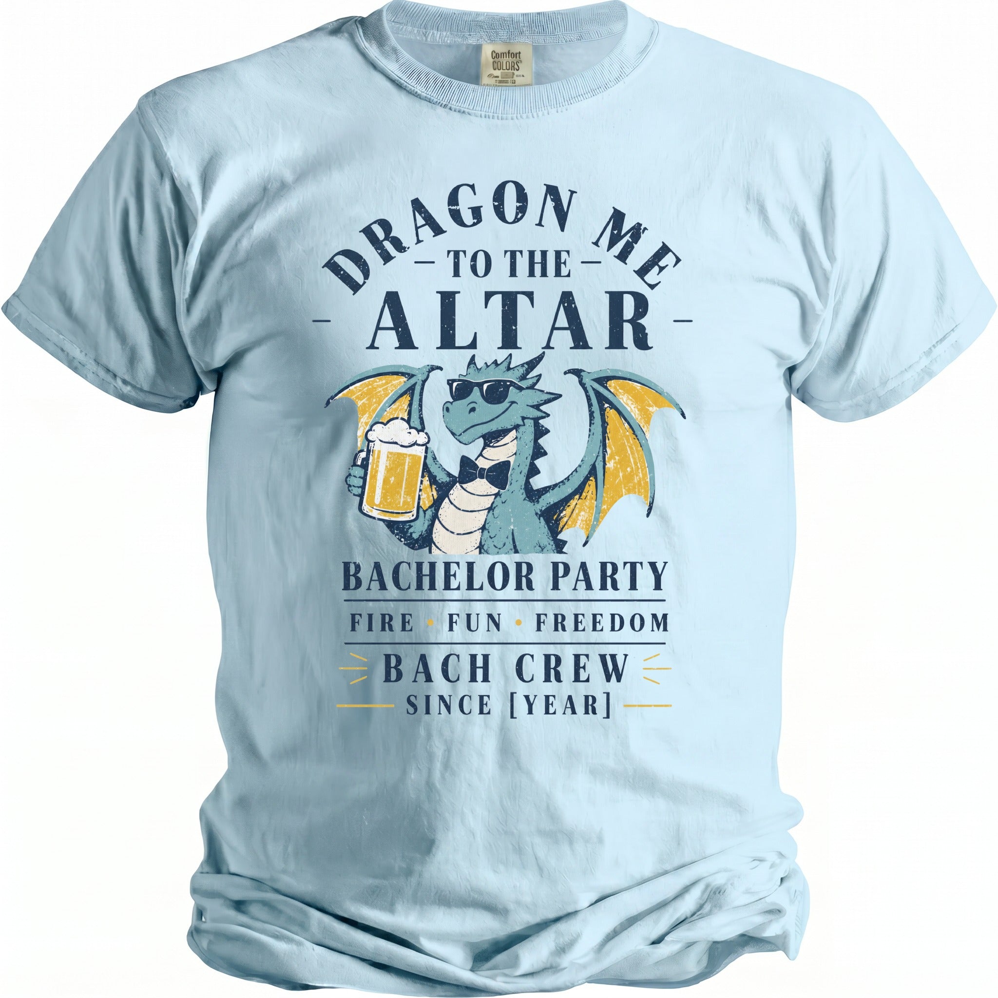 Dragon Bachelor Party T-Shirt - Midnight Gents