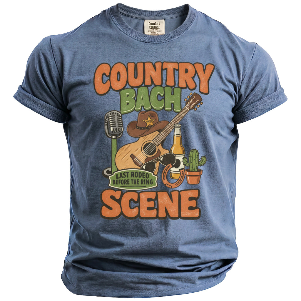 Country Bach Last Rodeo Before the Ring Scene graphic t-shirt.