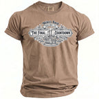 Short-sleeve t-shirt with "Mike's Bach" graphic and sailing motif.