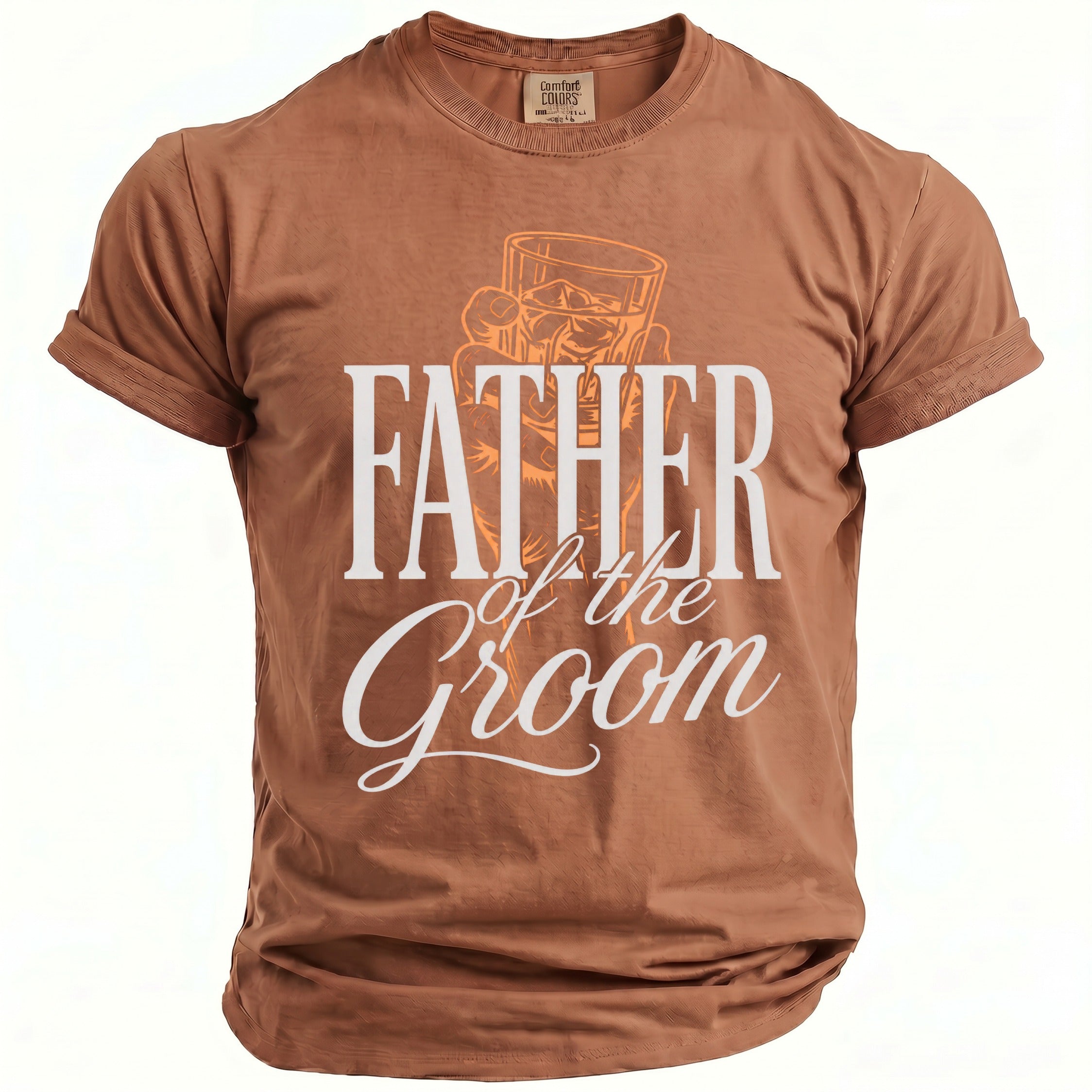 Father Groom Whiskey T-Shirt - Midnight Gents