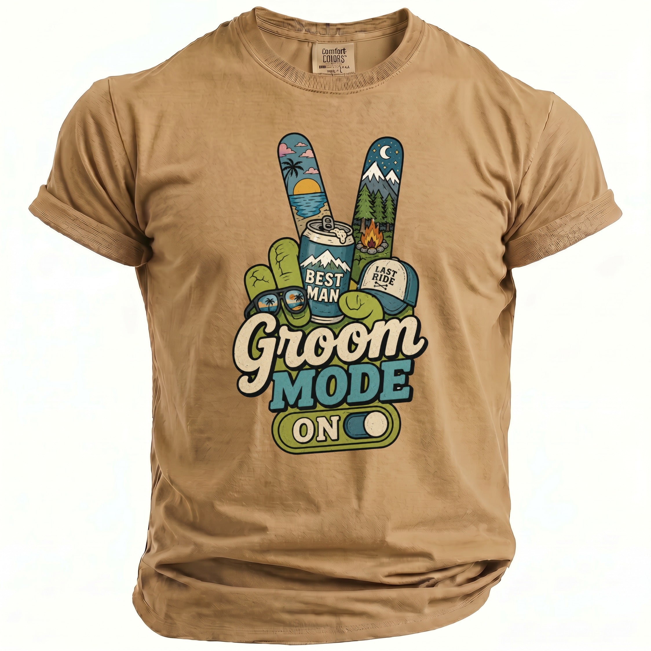 Groom Mode Party T-Shirt - Midnight Gents