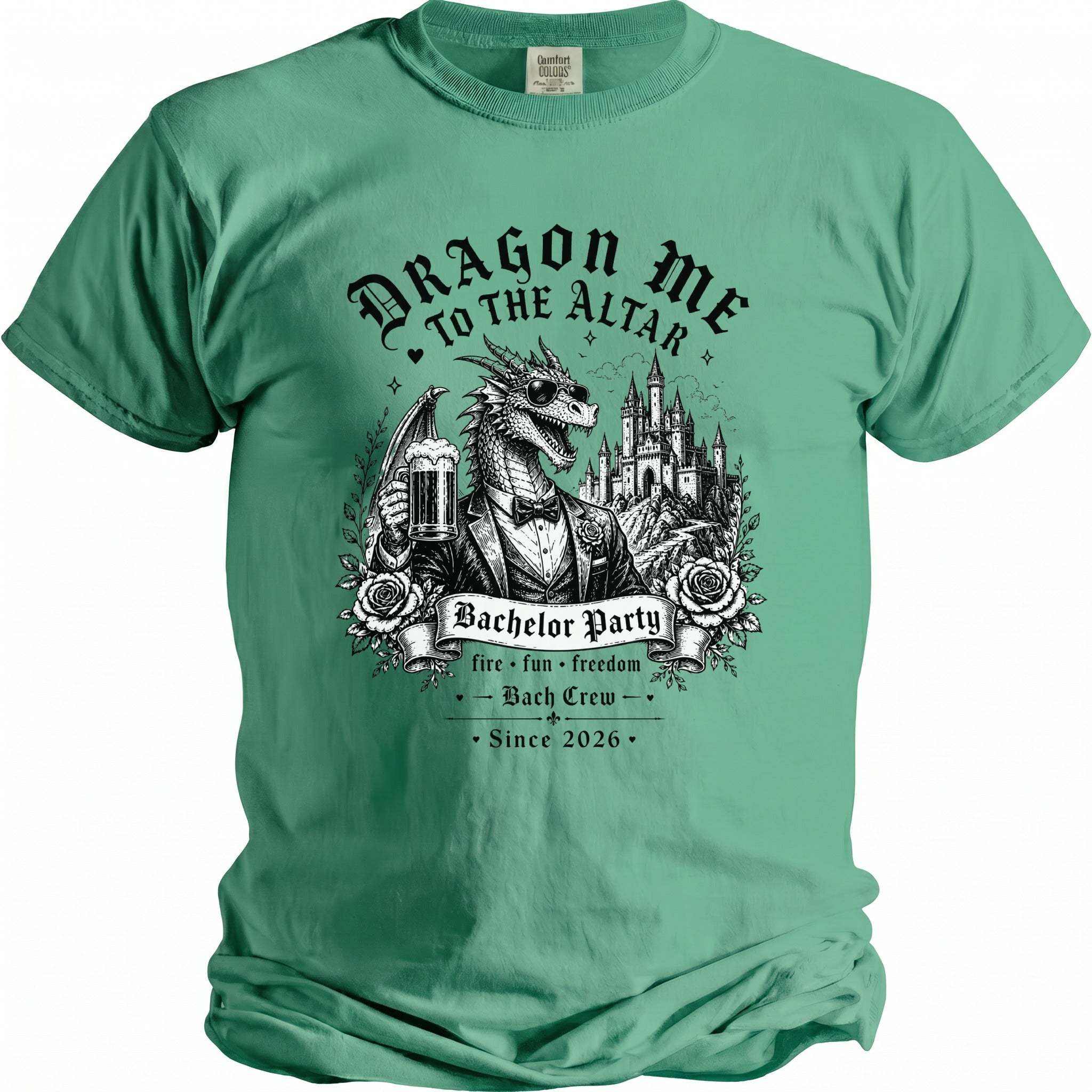 Altar Dragon Bachelor Tee - Midnight Gents