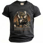 T-shirt graphic features a dragon in a tuxedo holding a beer and casino chips. Text reads "Dragon My Bachelor To The Altar" and "Bachelor Party".