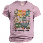 The Fellowship of the Groom Kenneth's Bach Edinburgh Scotland Summer 2026 t-shirt.