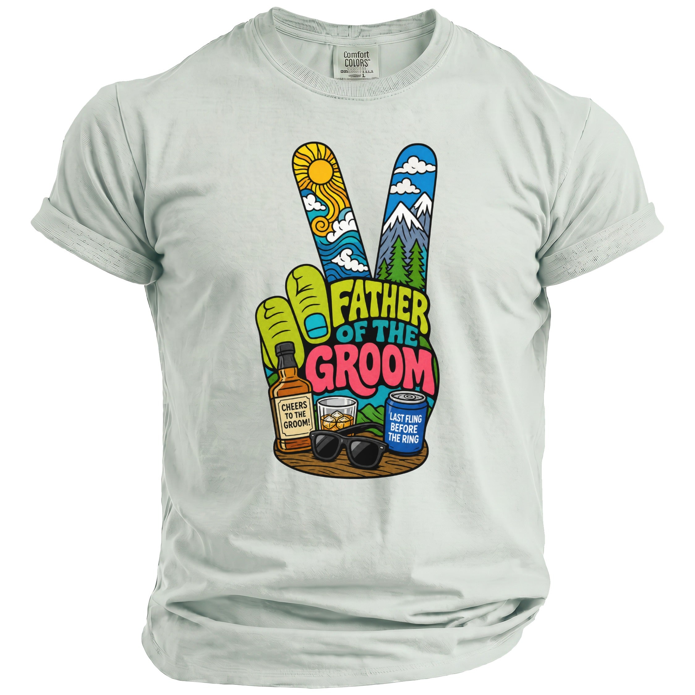Father Groom Party T-Shirt - Midnight Gents