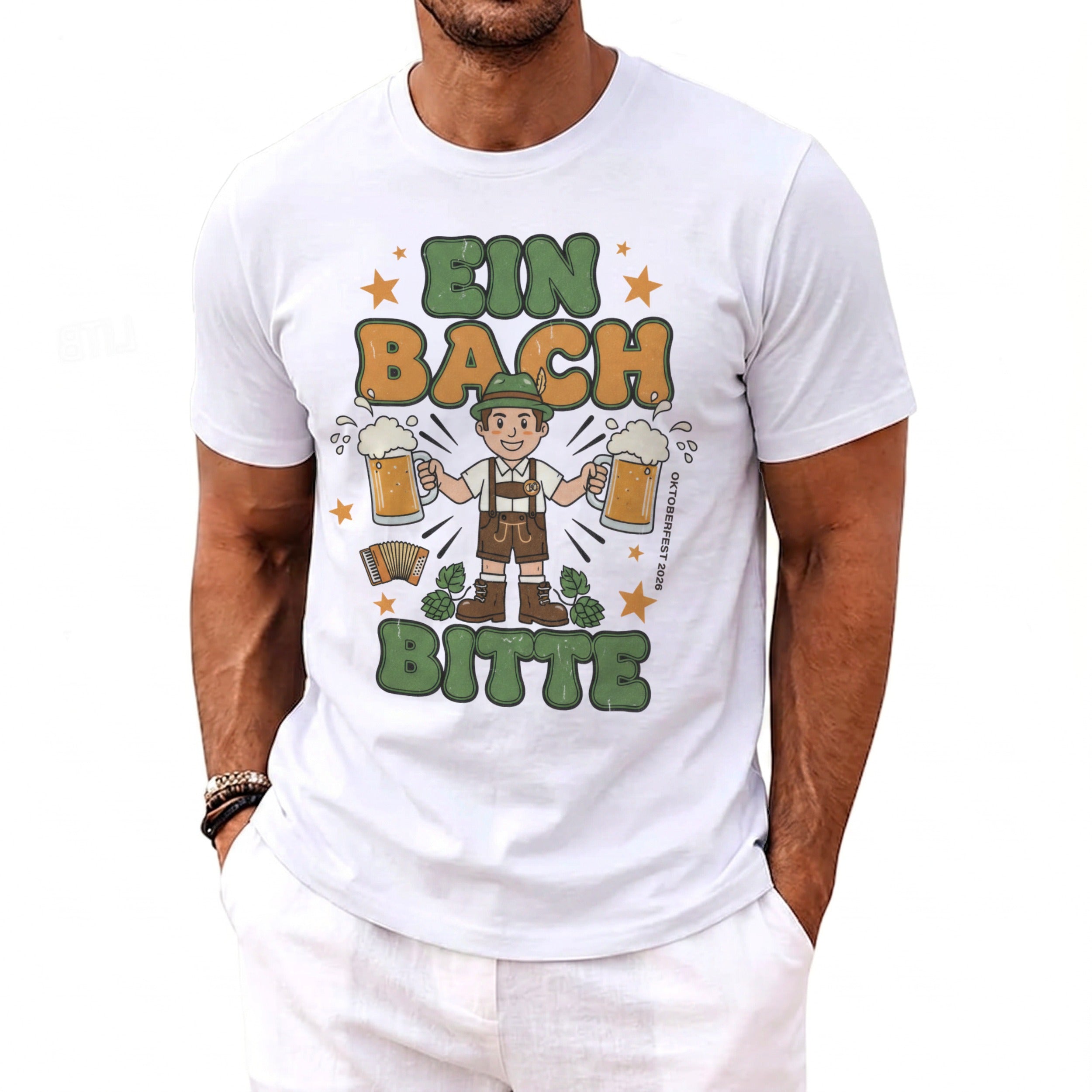 Retro Oktoberfest Beer T-Shirt - Midnight Gents