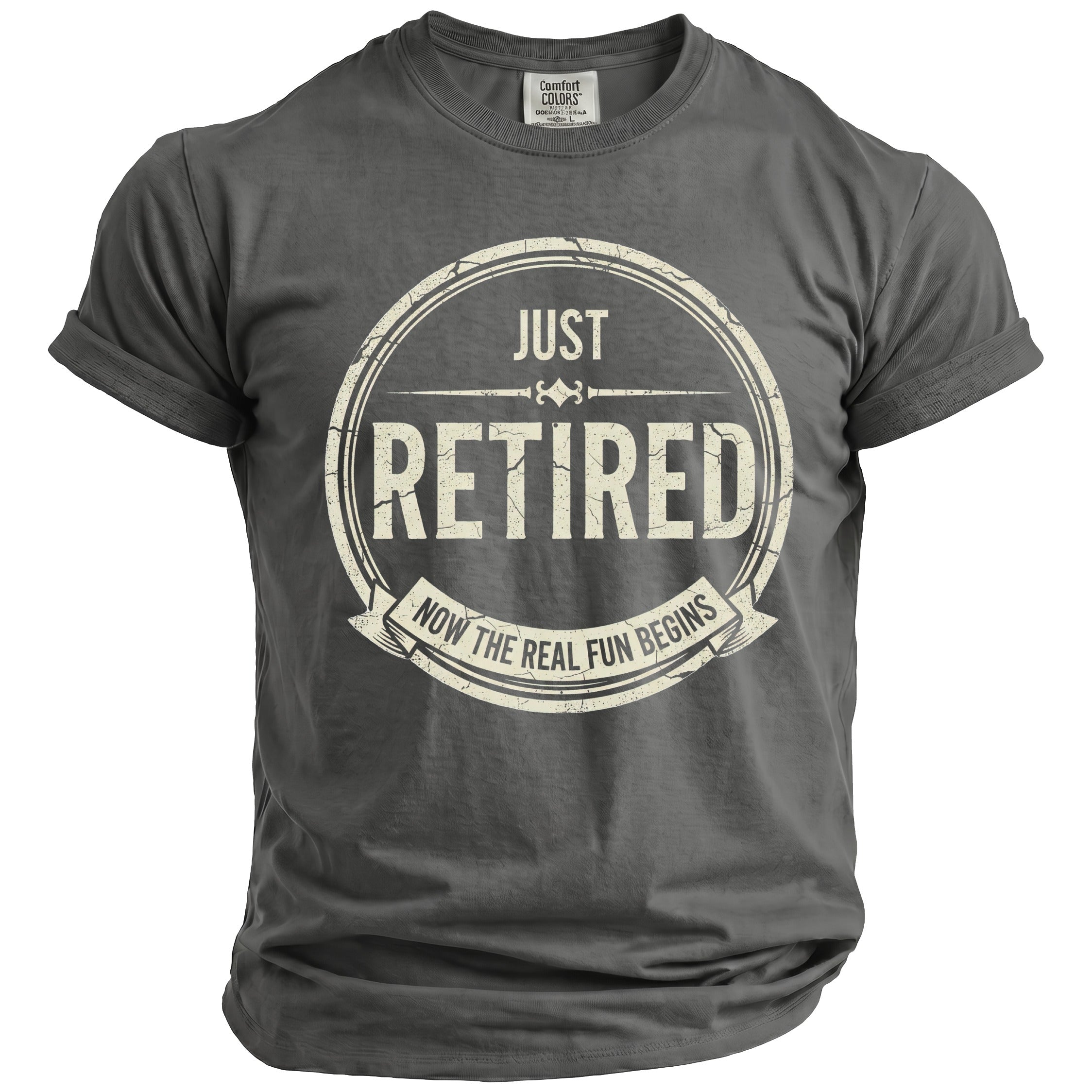Dark gray t-