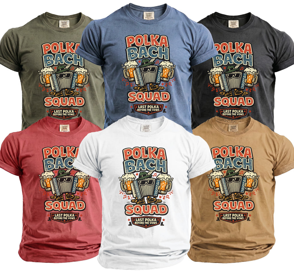 Polka Bach Squad T-Shirt - Midnight Gents