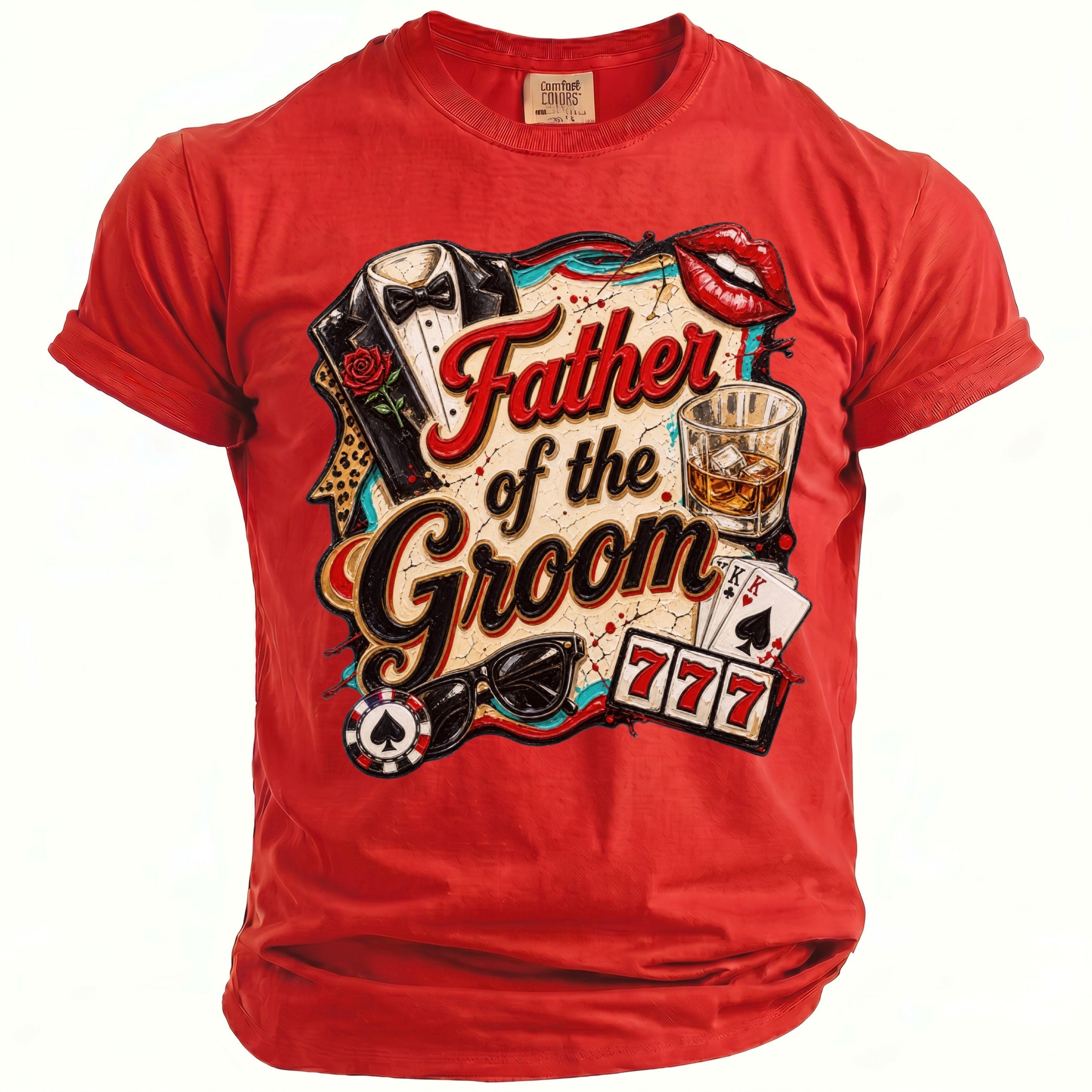 Father Groom Party T-Shirt - Midnight Gents