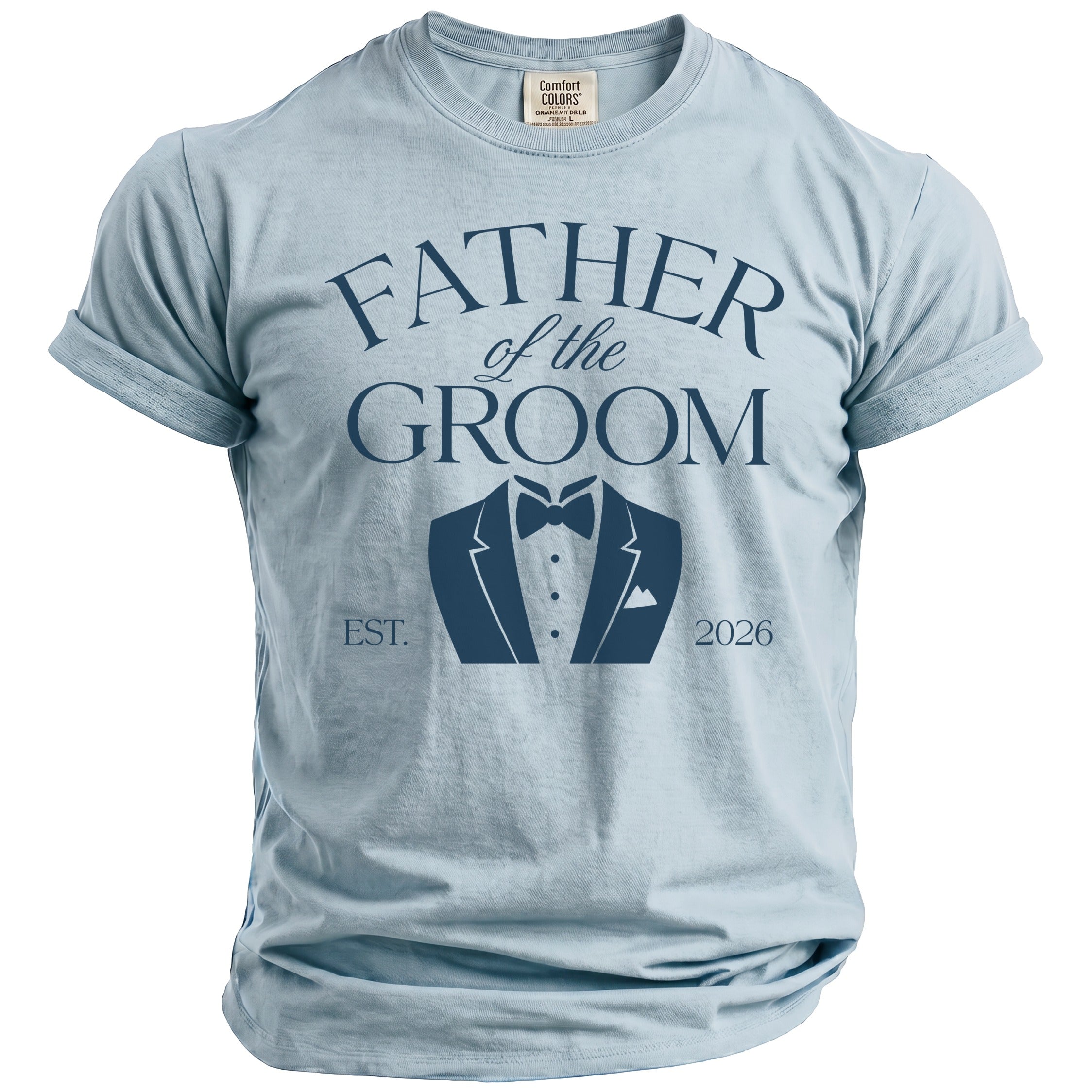 Father Groom Tuxedo T-Shirt - Midnight Gents