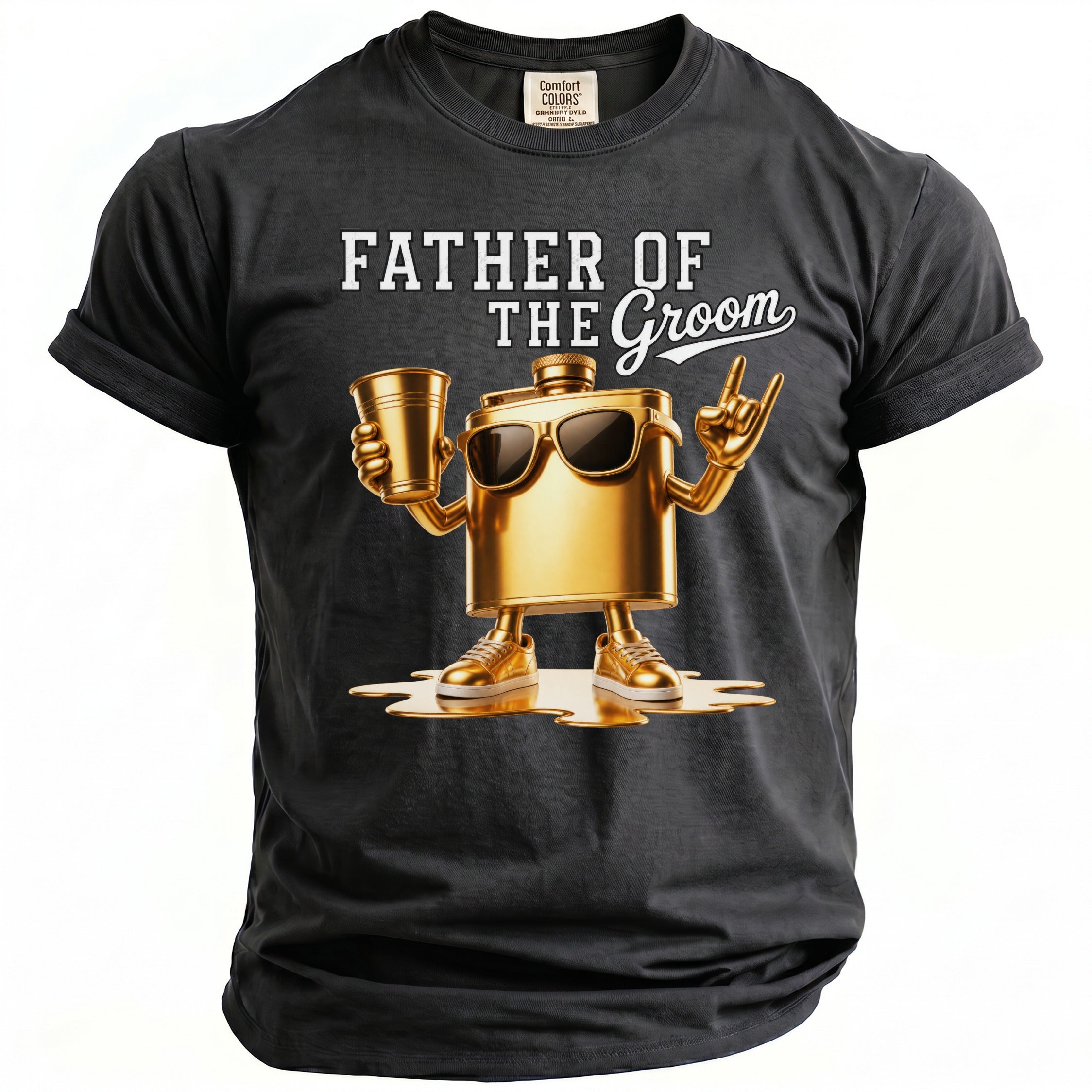 Groom's Father Party T-Shirt - Midnight Gents