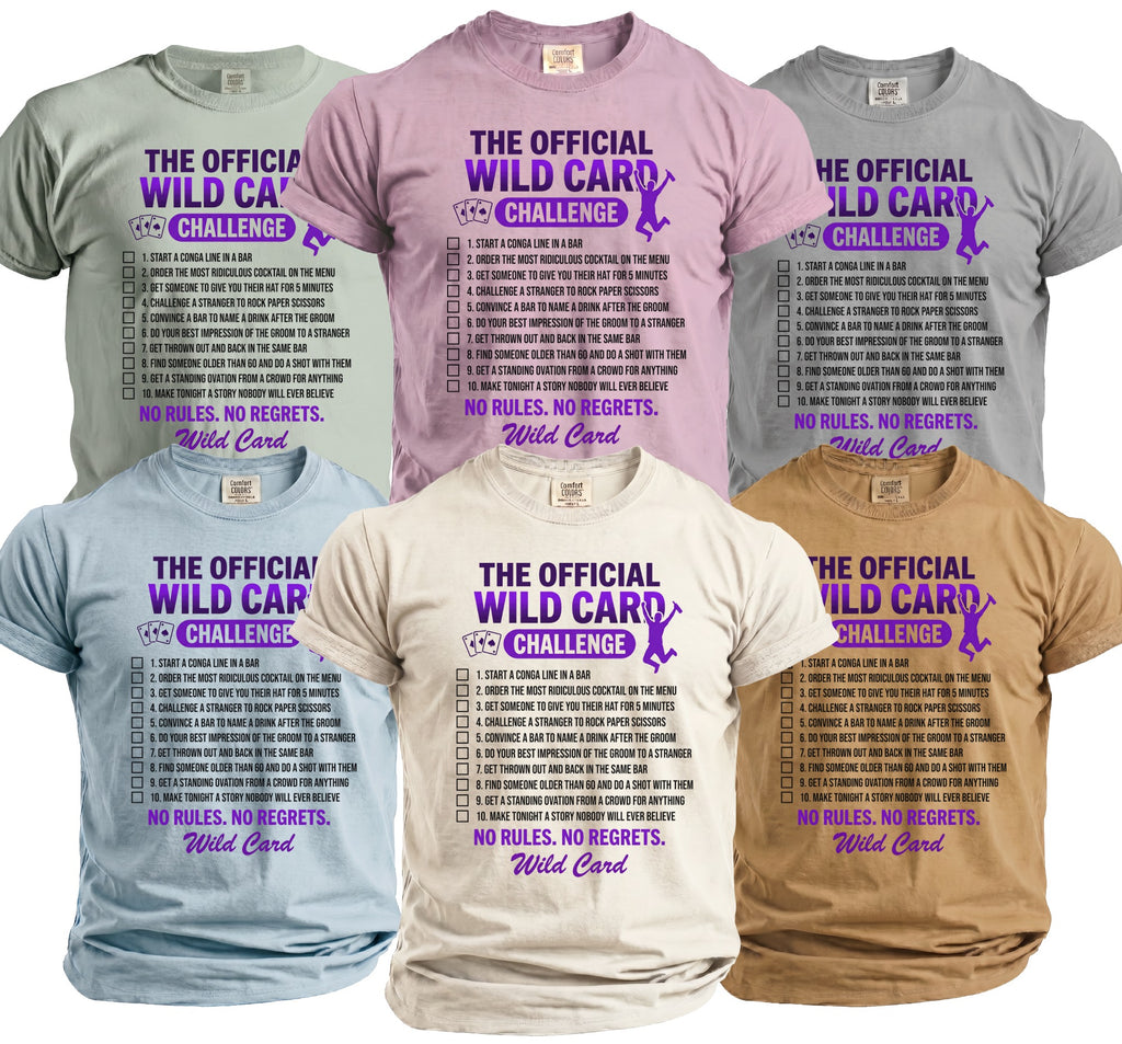 Wild Card Challenge T-Shirt - Midnight Gents