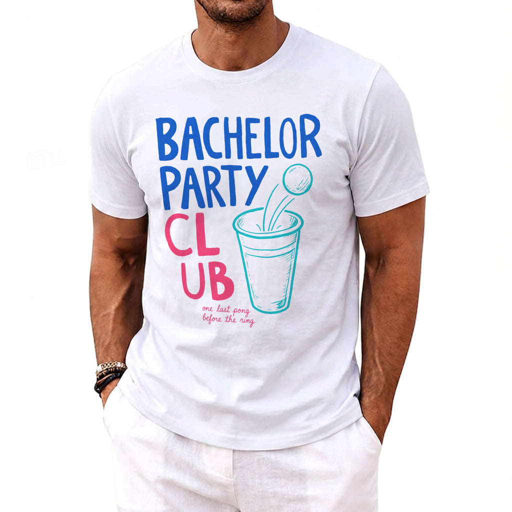 Bachelor Party Club T-Shirt - Midnight Gents