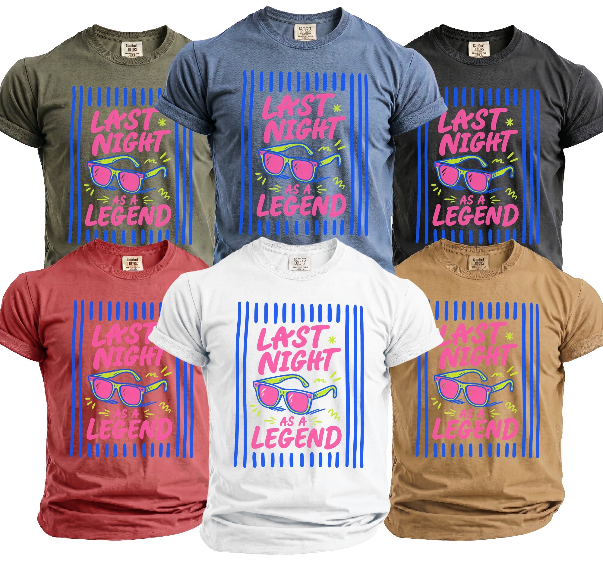 Party Legend Bachelor T-Shirt - Midnight Gents