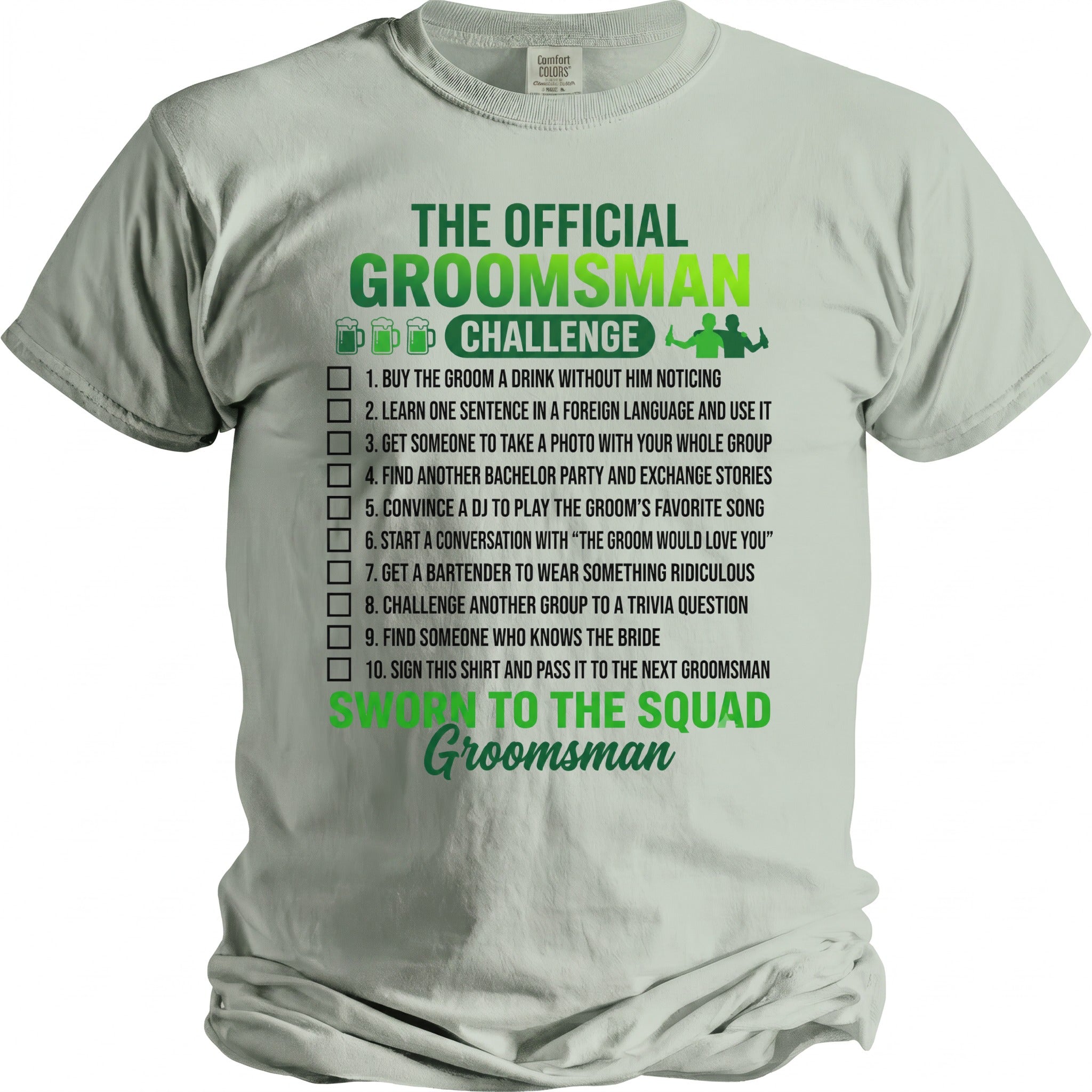Groomsman Challenge T-Shirt - Midnight Gents